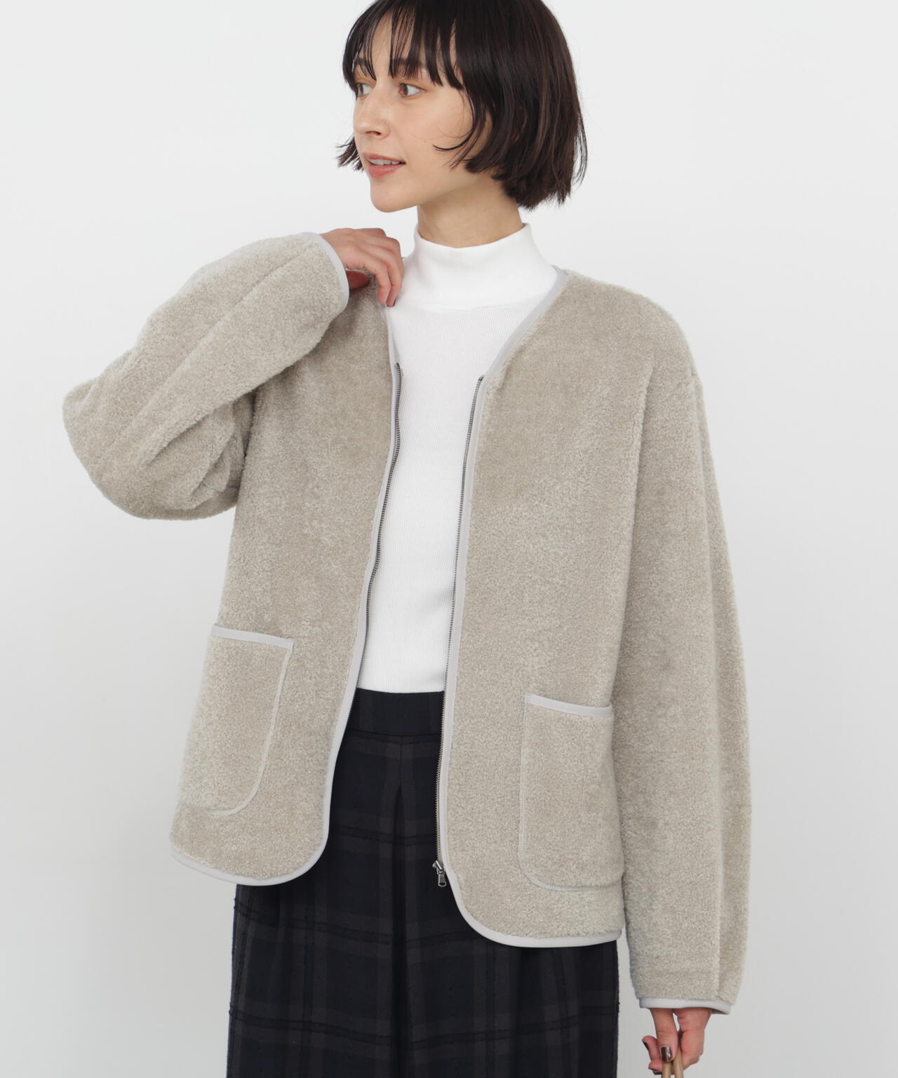 トイプママさん専用 トイプー裏毛ジップアップ | human woman（ヒューマンウーマン