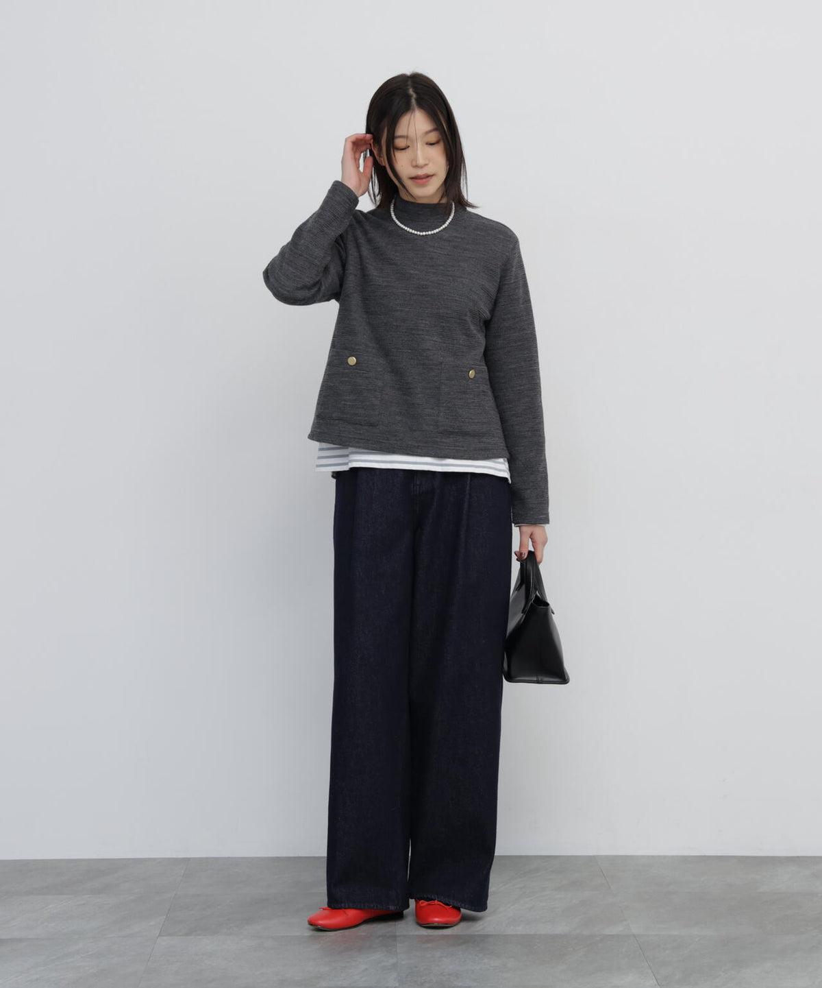 身長168ｃｍ　Ｂ82　W59　H88 着用サイズ：M