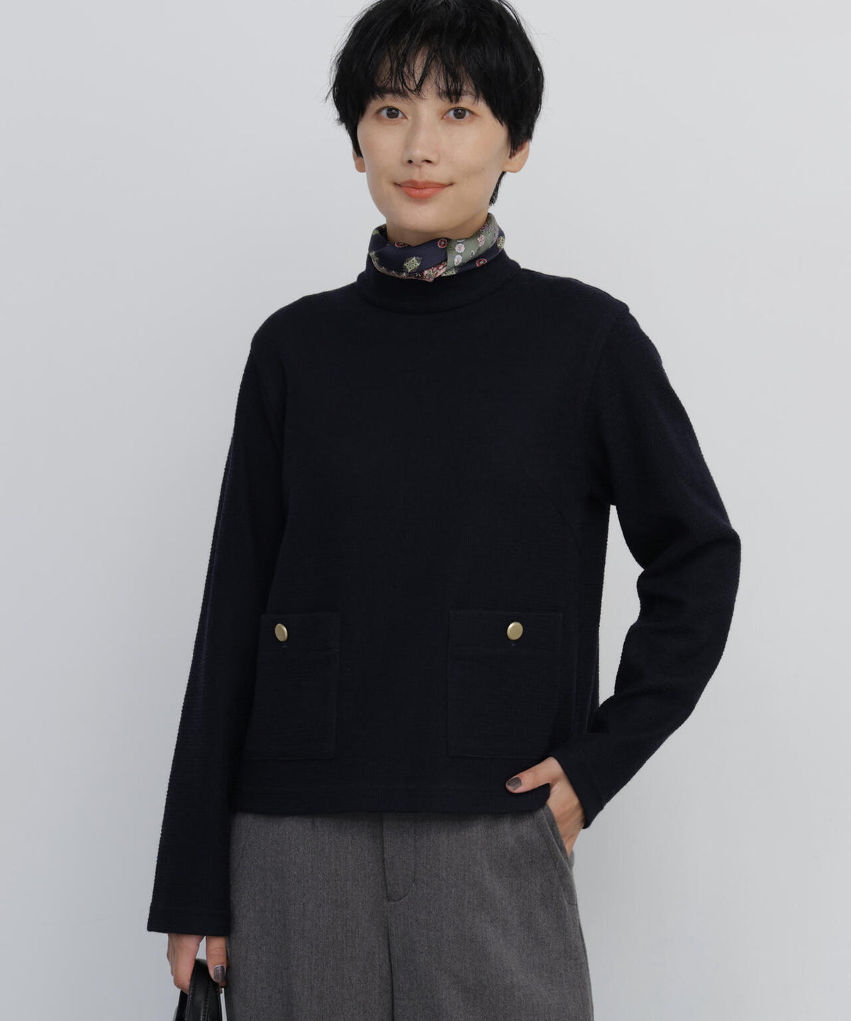 交編ジャージカットソー