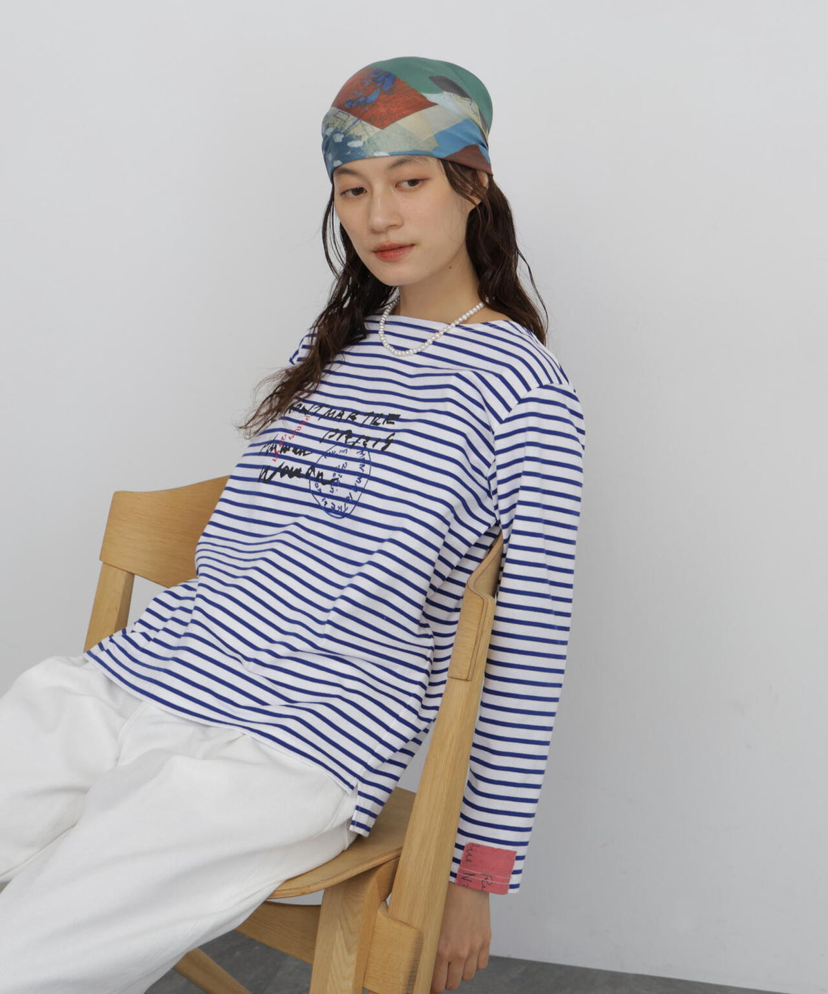 165cm/B:77cm/W:57cm/H:79cm 着用サイズ：M