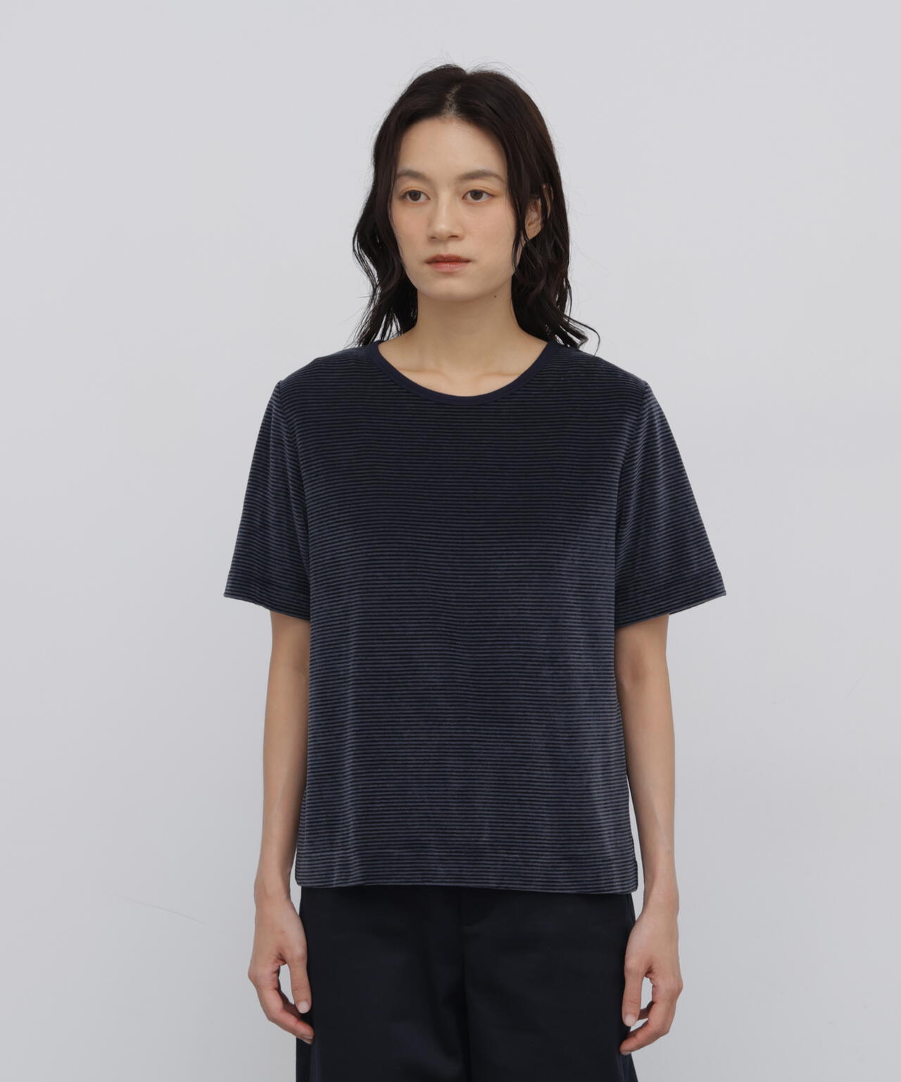 165cm/B:77cm/W:57cm/H:79cm 着用サイズ：M