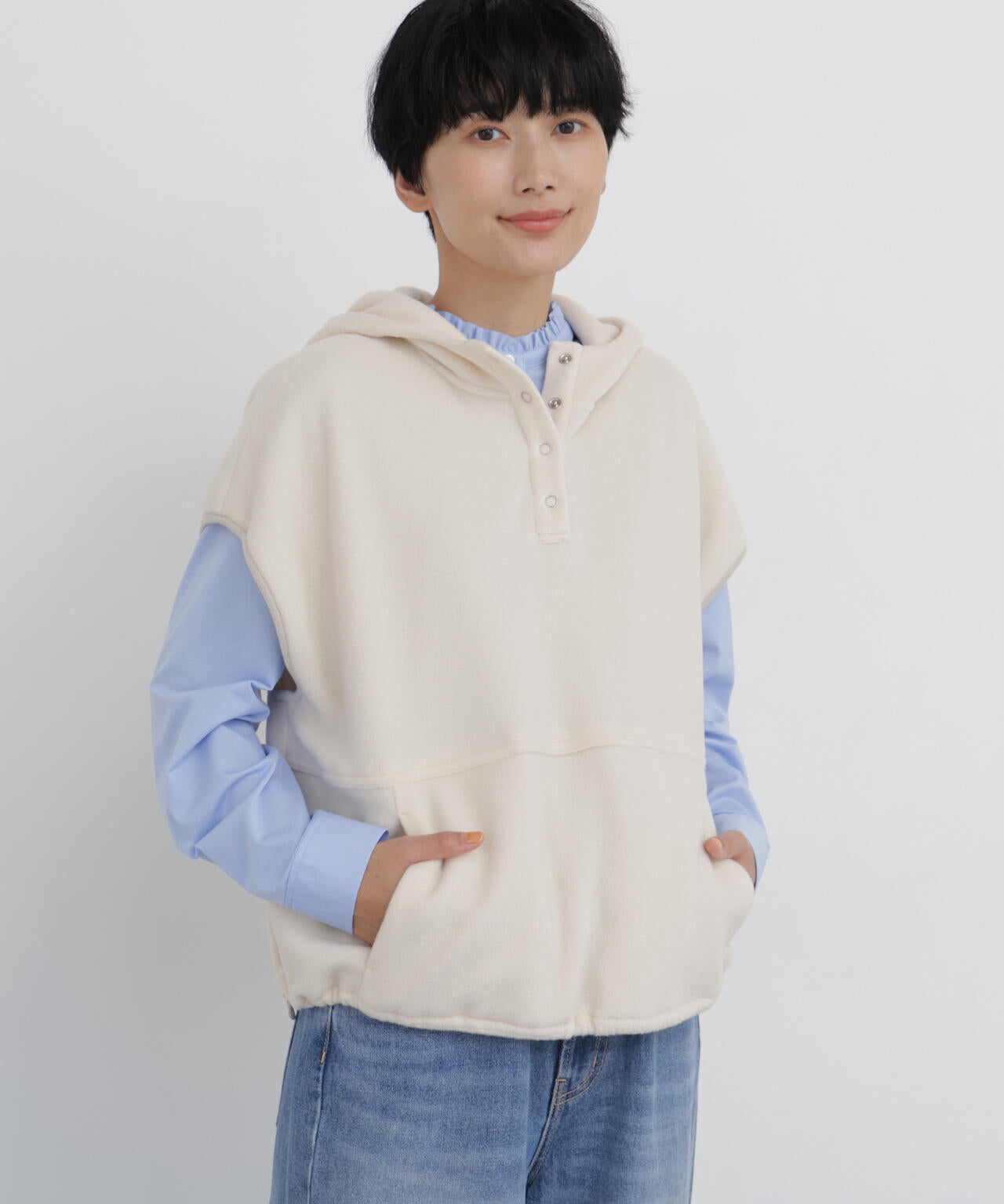 フリースフードベスト