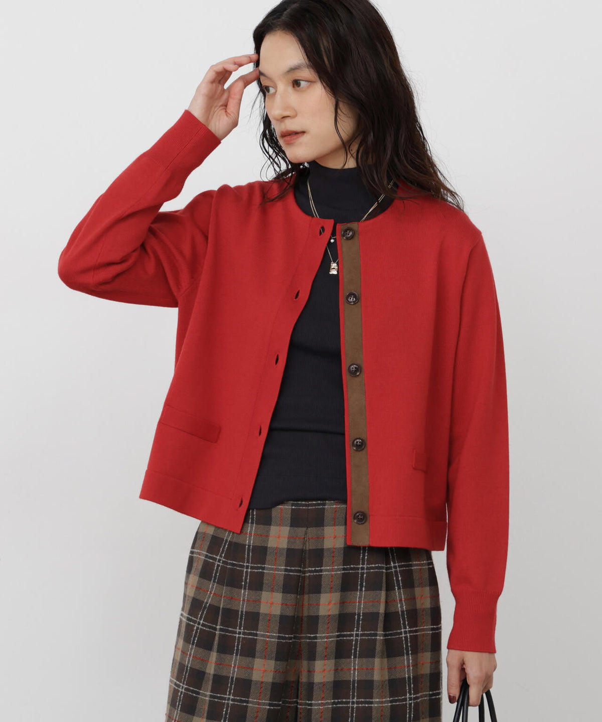165cm/B:77cm/W:57cm/H:79cm 着用サイズ：M