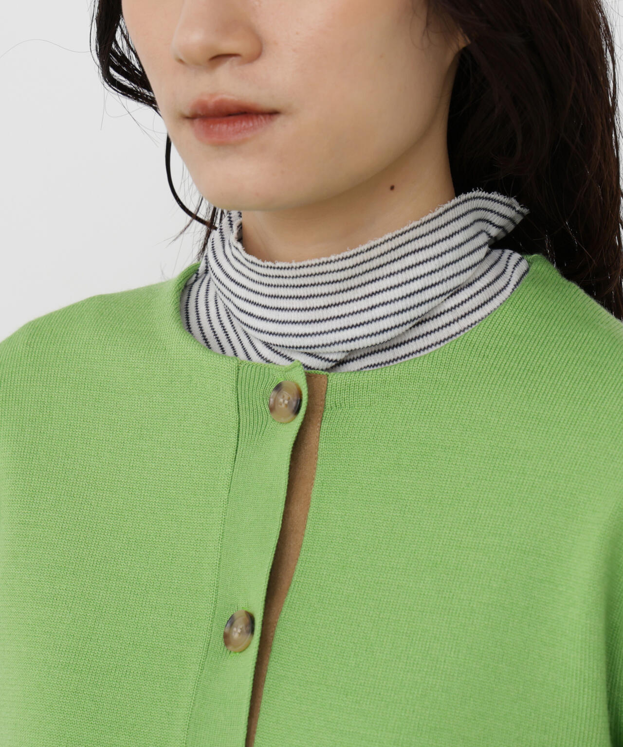 165cm/B:77cm/W:57cm/H:79cm 着用サイズ：M