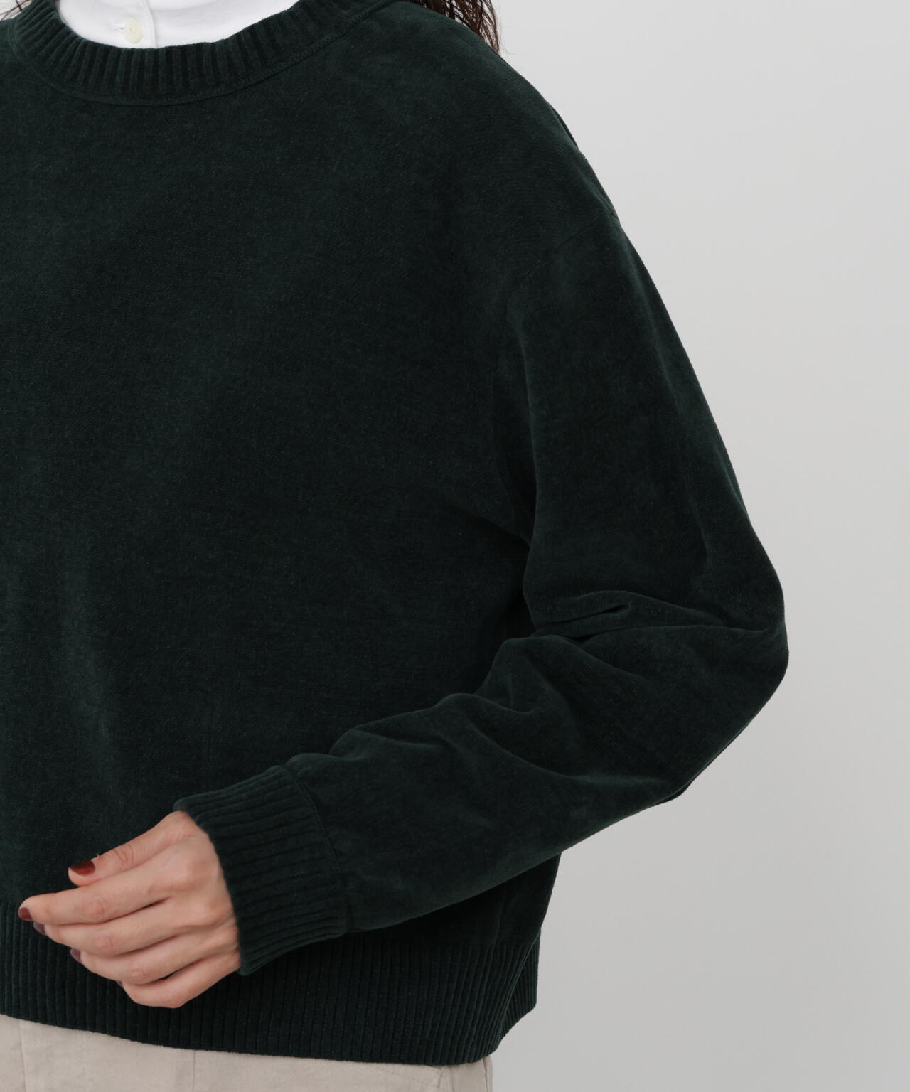 165cm/B:77cm/W:57cm/H:79cm 着用サイズ：M