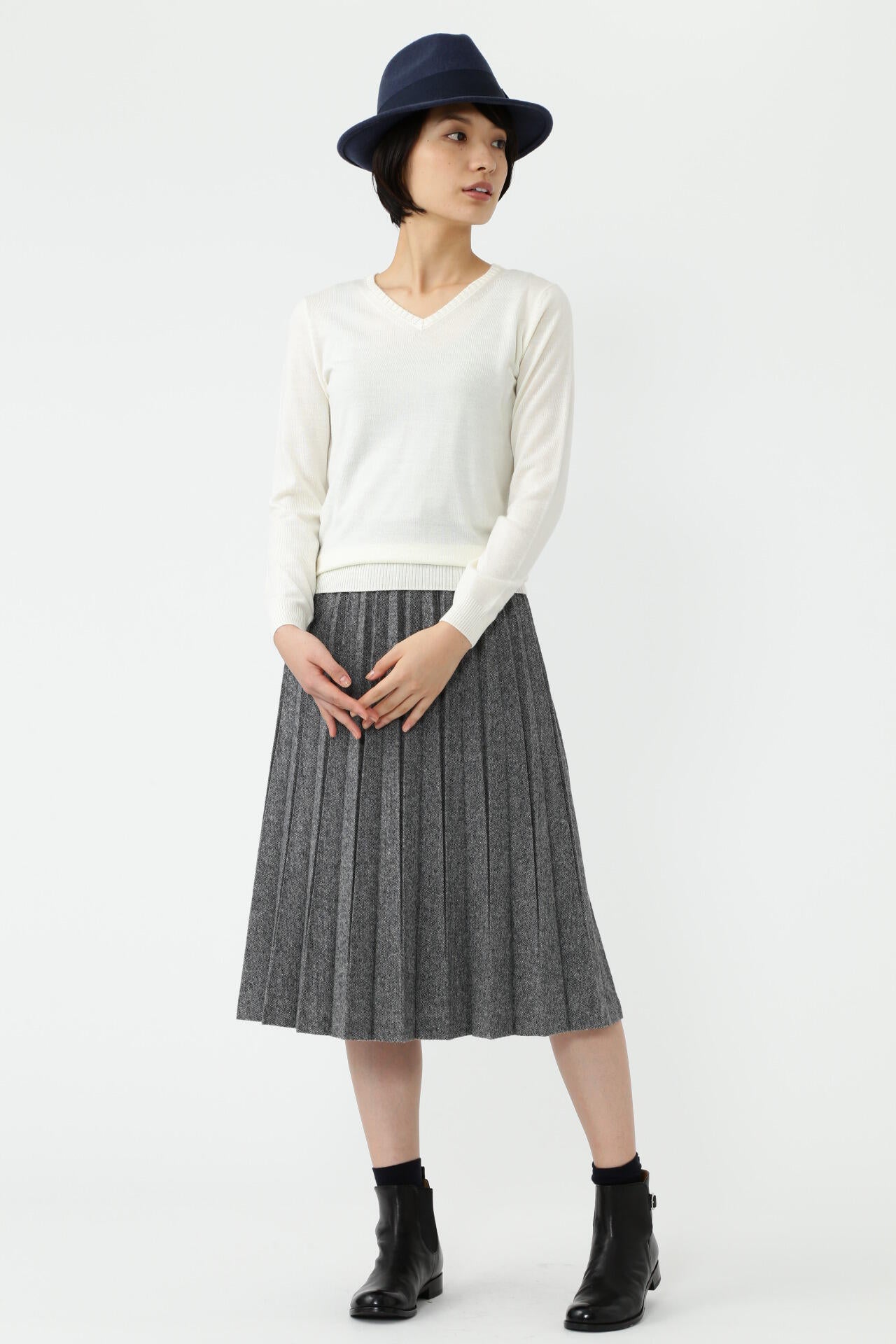 [店舗限定販売]《H/standard》WOOLBASICⅡ ニット