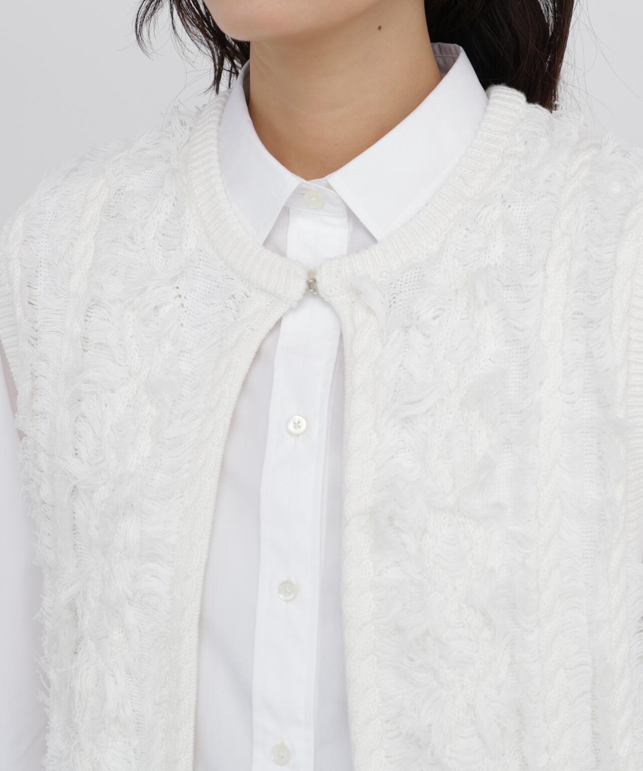 165cm/B:77cm/W:57cm/H:79cm 着用サイズ：M