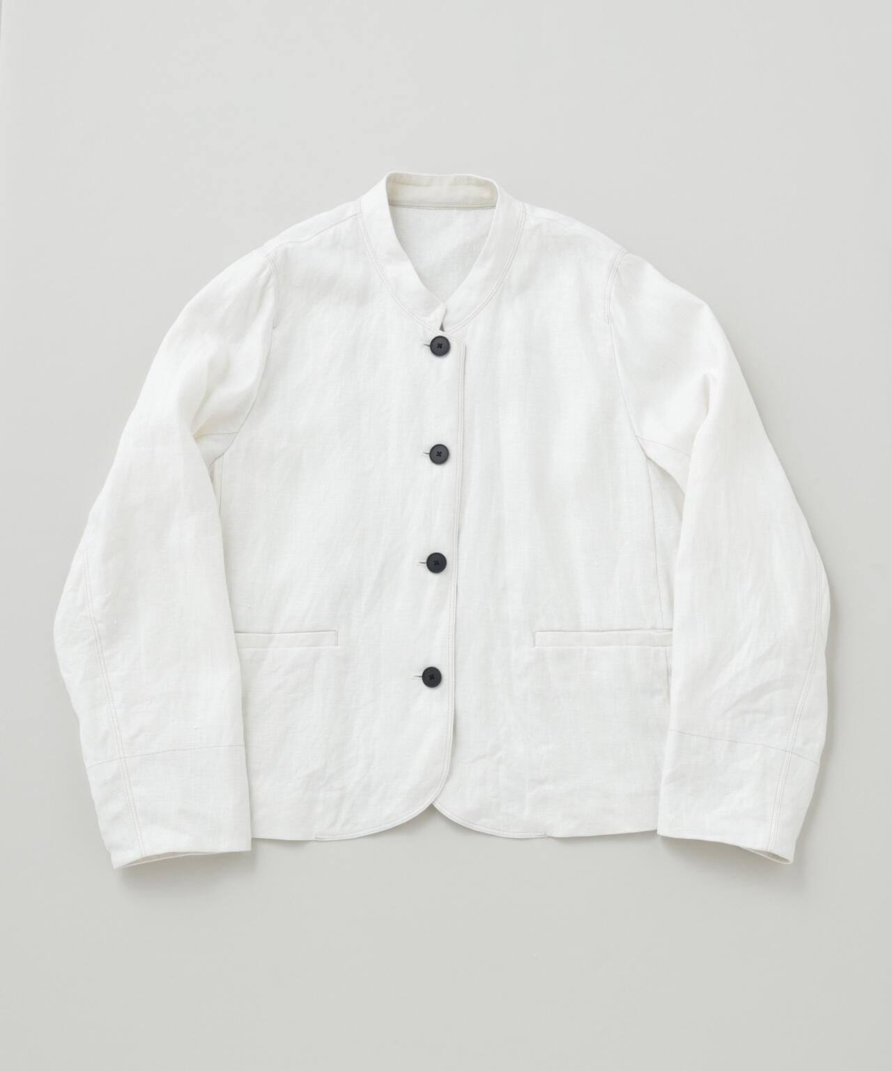 ヘンプキャンバスマオカラージャケット