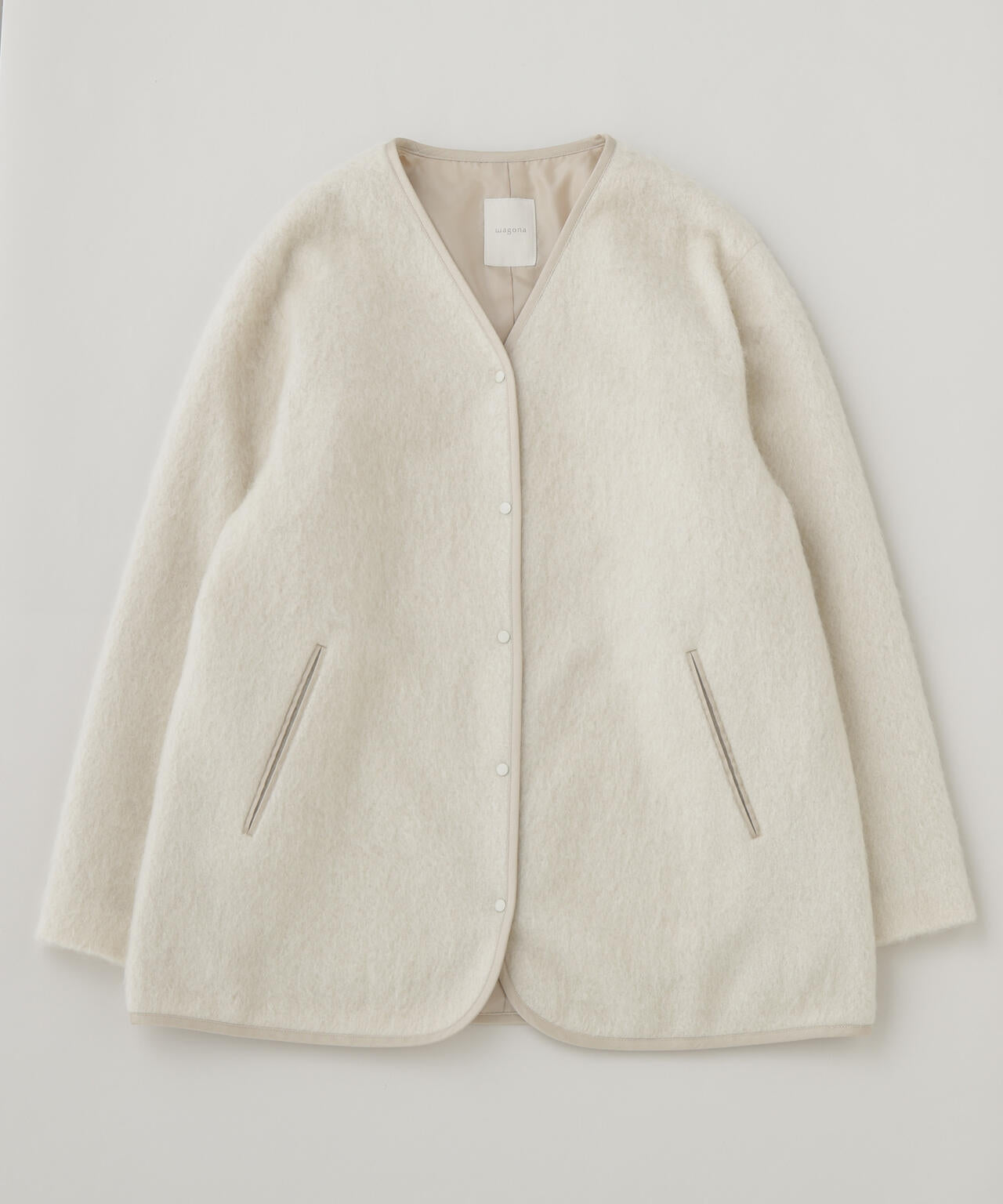 美品　The Barnnet ウール　シャギーコート　ホワイト ミーテールカットシャギーコート | wagona（ワゴナ） ｜【公式】通販