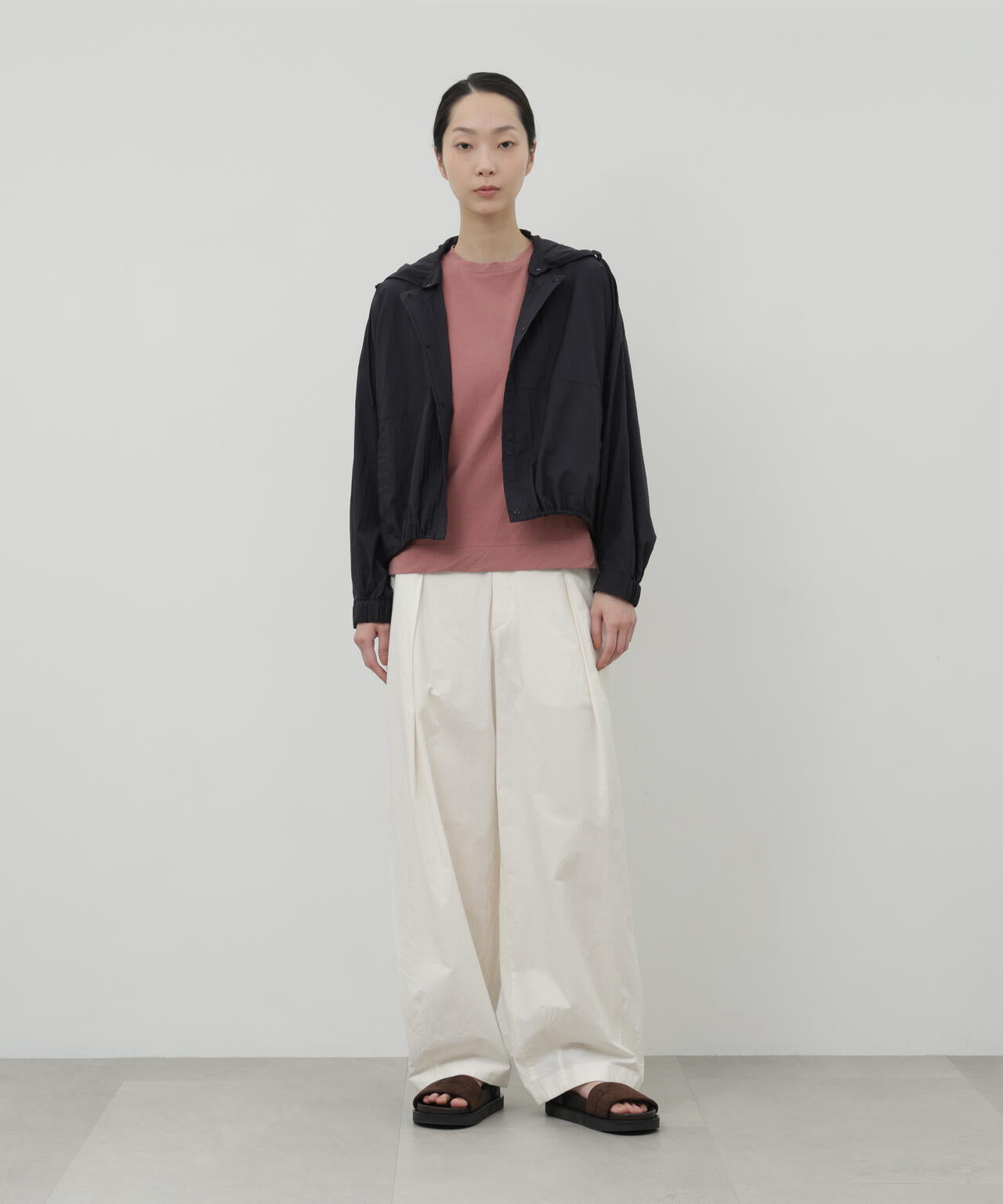 エアーナイロンフーディブルゾン