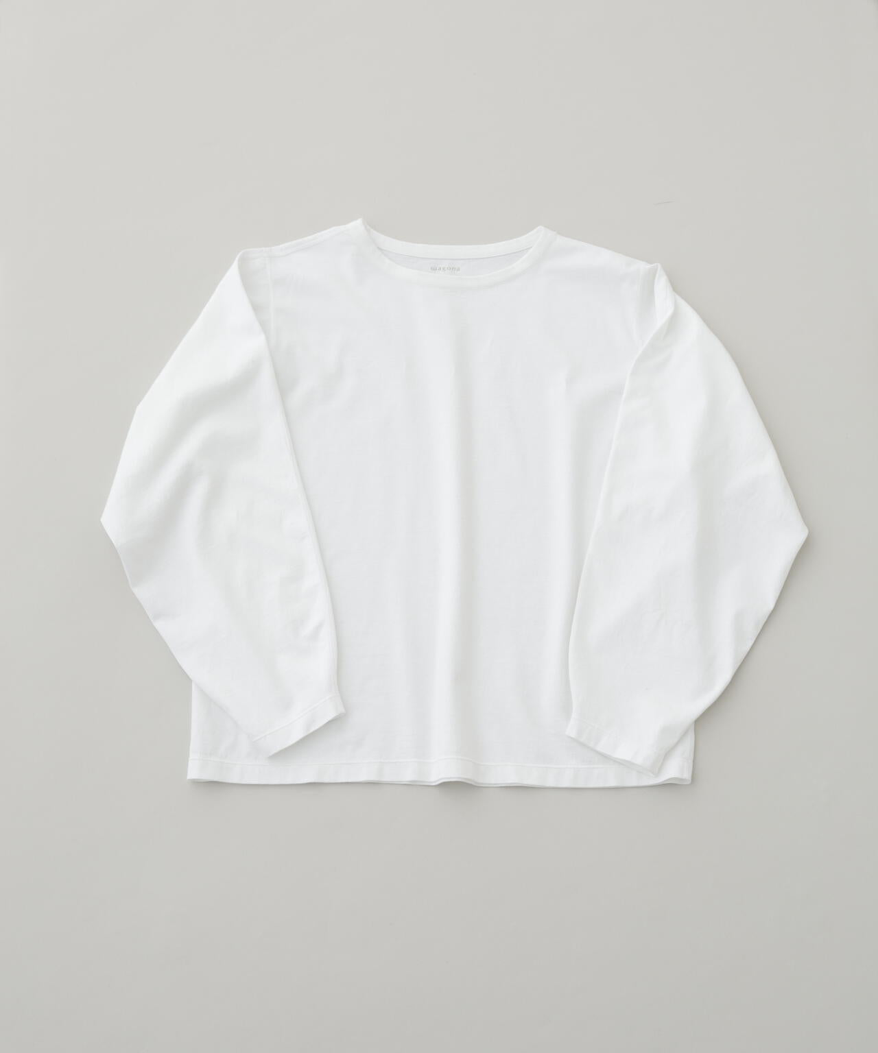 HIRAKIBA》スリーブ ソフトタッチコットン天竺九分袖Tシャツ | wagona