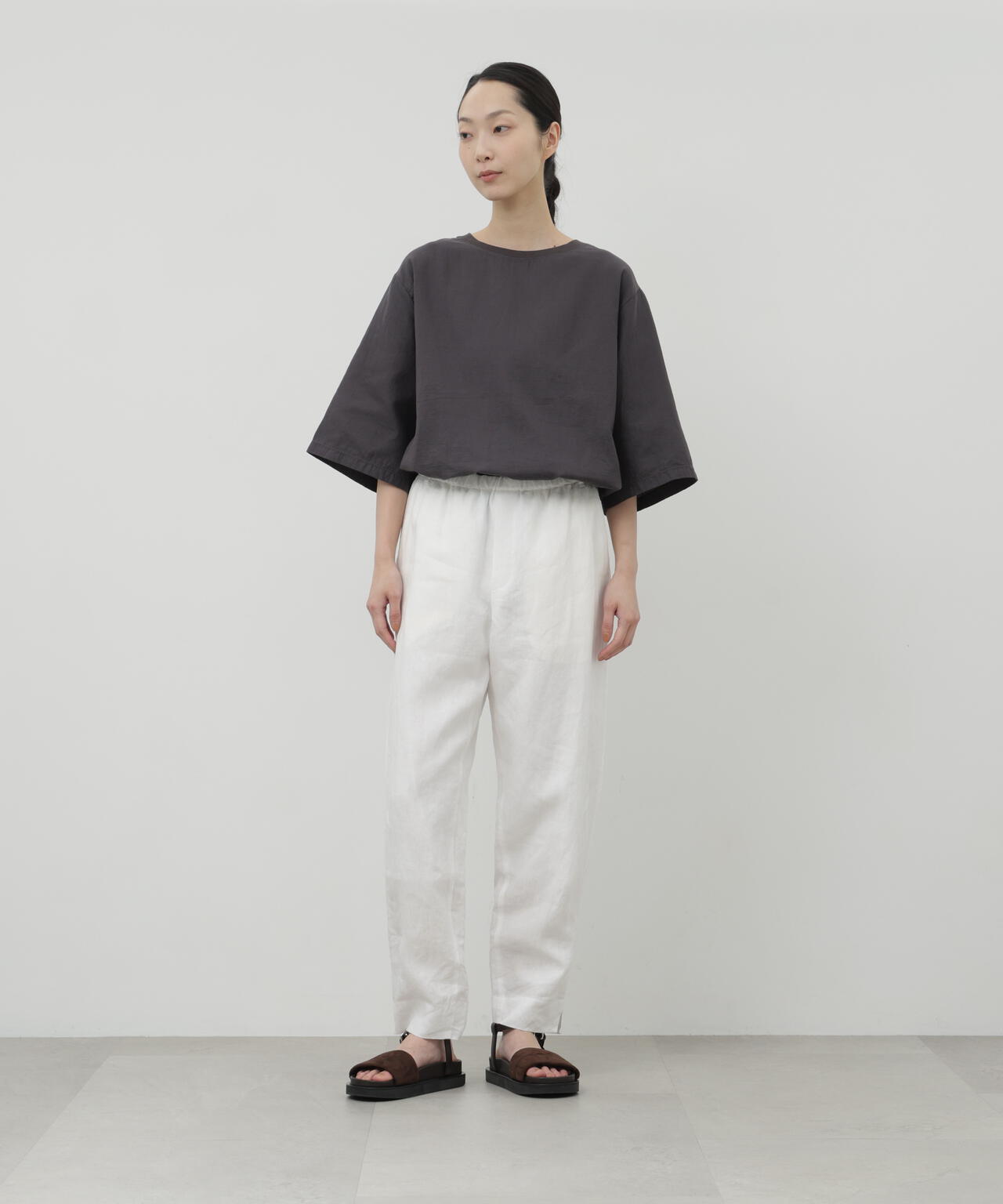 二重ガーゼ半袖Tシャツ