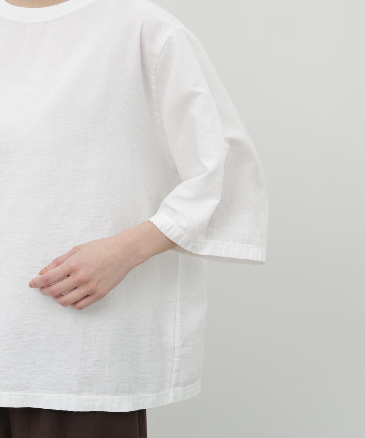 二重ガーゼ半袖Tシャツ