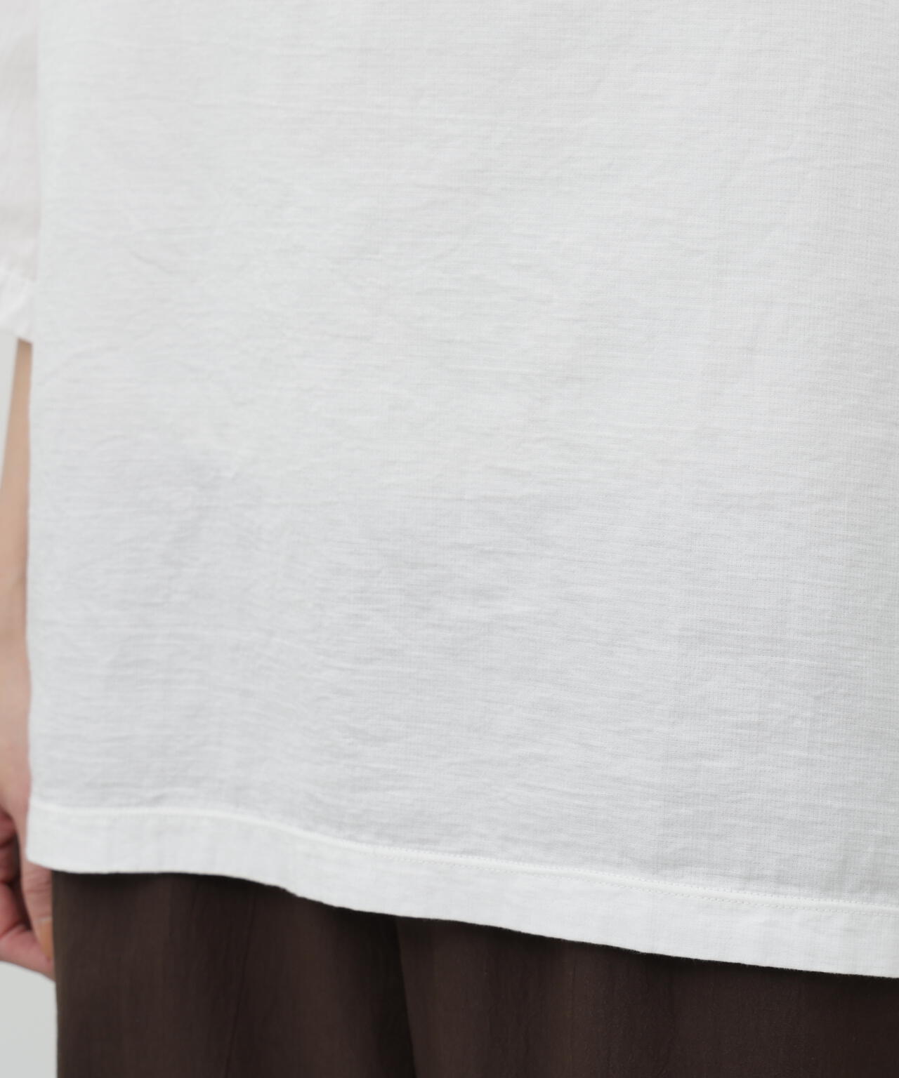 二重ガーゼ半袖Tシャツ