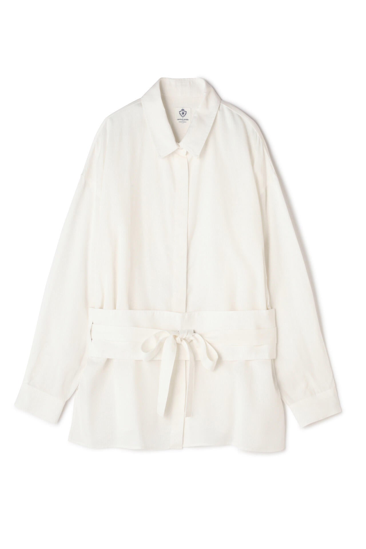 《arrive paris》サッシュベルト付ブラウス