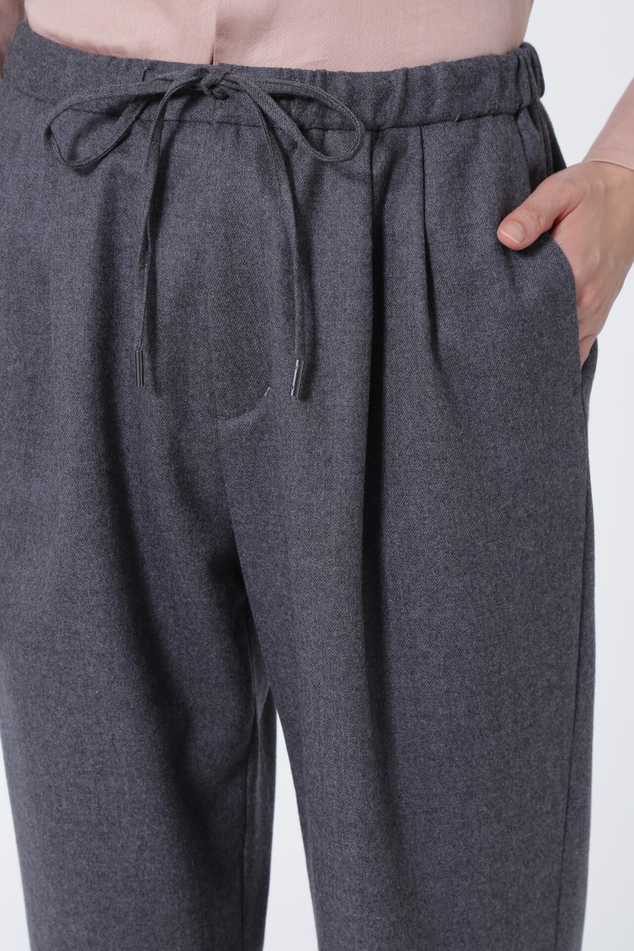 《arrive paris》フラノストレッチドロストパンツ
