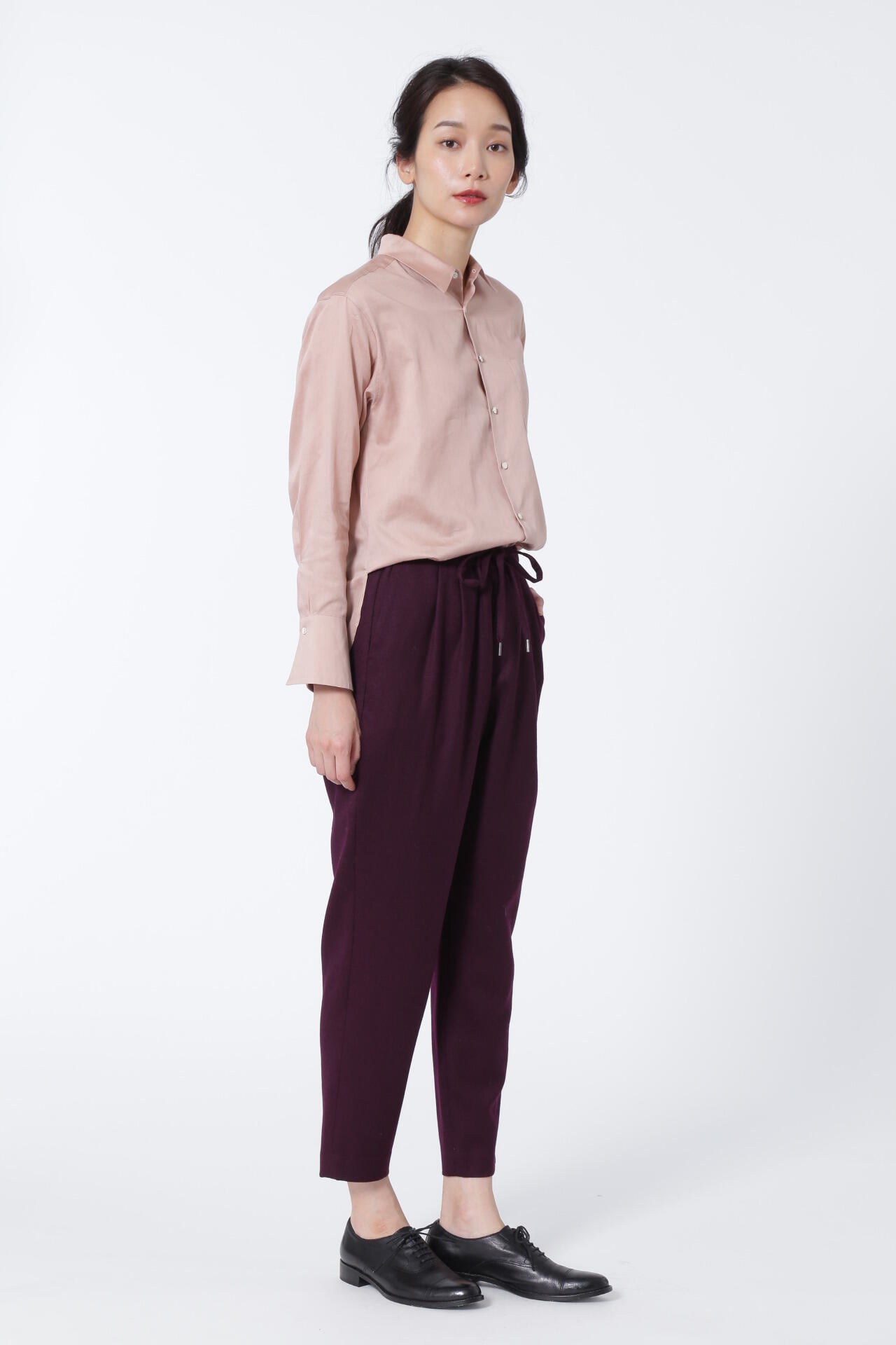 《arrive paris》フラノストレッチドロストパンツ