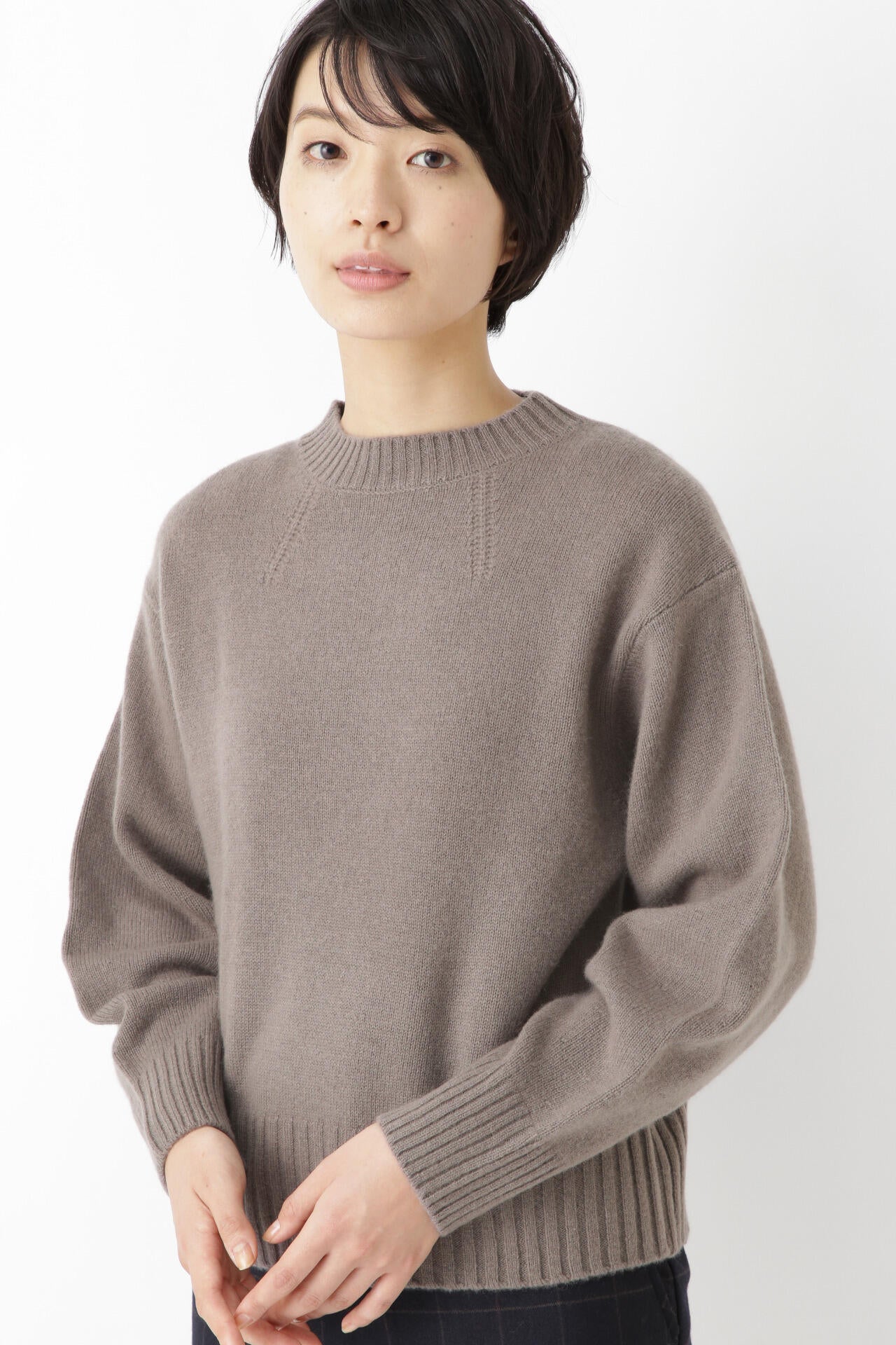 [SサイズWEB限定]ウールカシミアニット