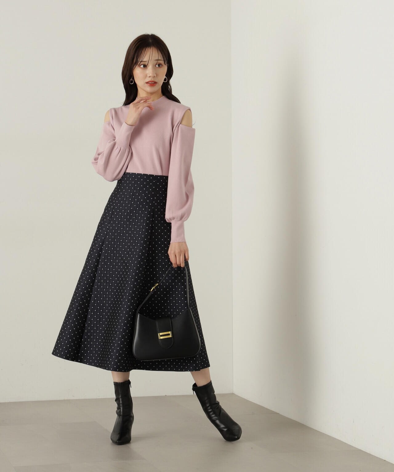 オープンショルダーニット | PROPORTION BODY DRESSING