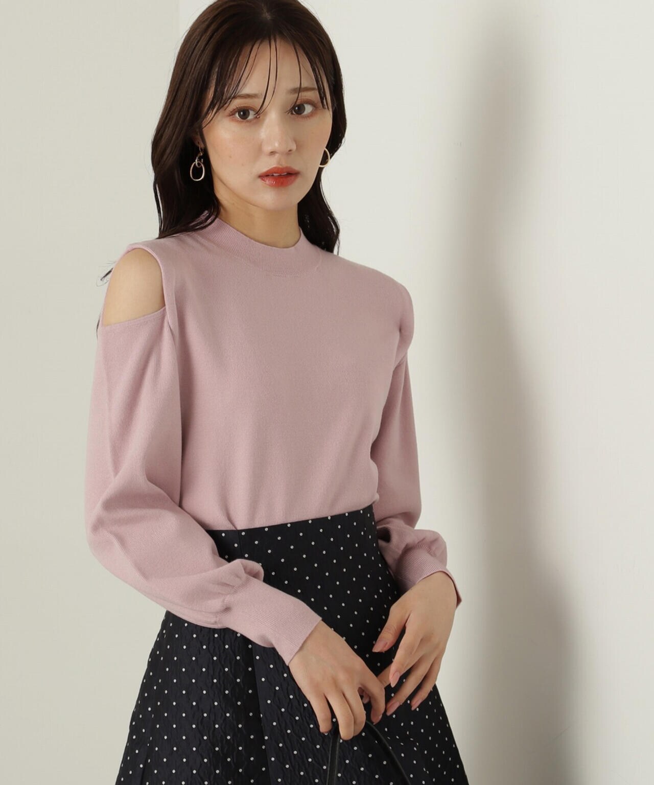 オープンショルダーニット | PROPORTION BODY DRESSING