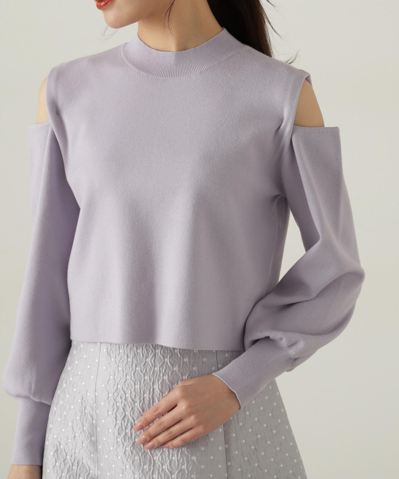 オープンショルダーニット | PROPORTION BODY DRESSING