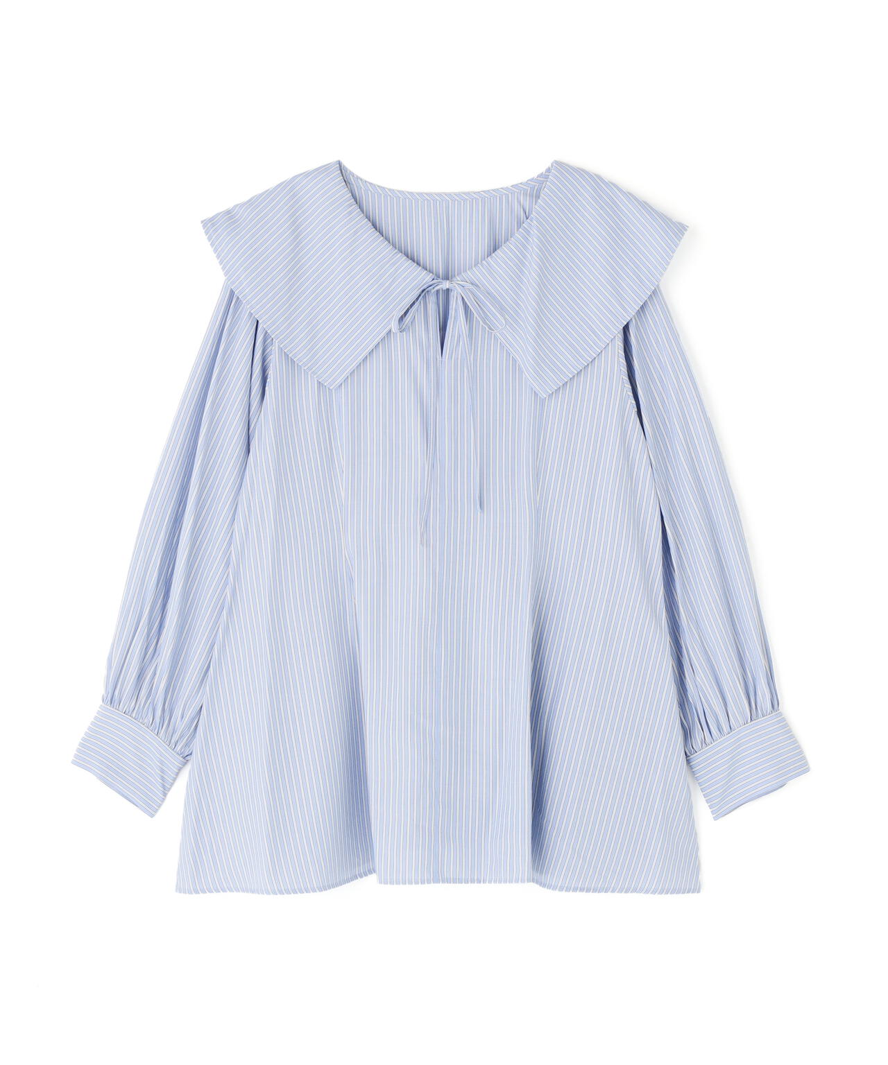 【青島心さん着用】ビッグカラーブラウス