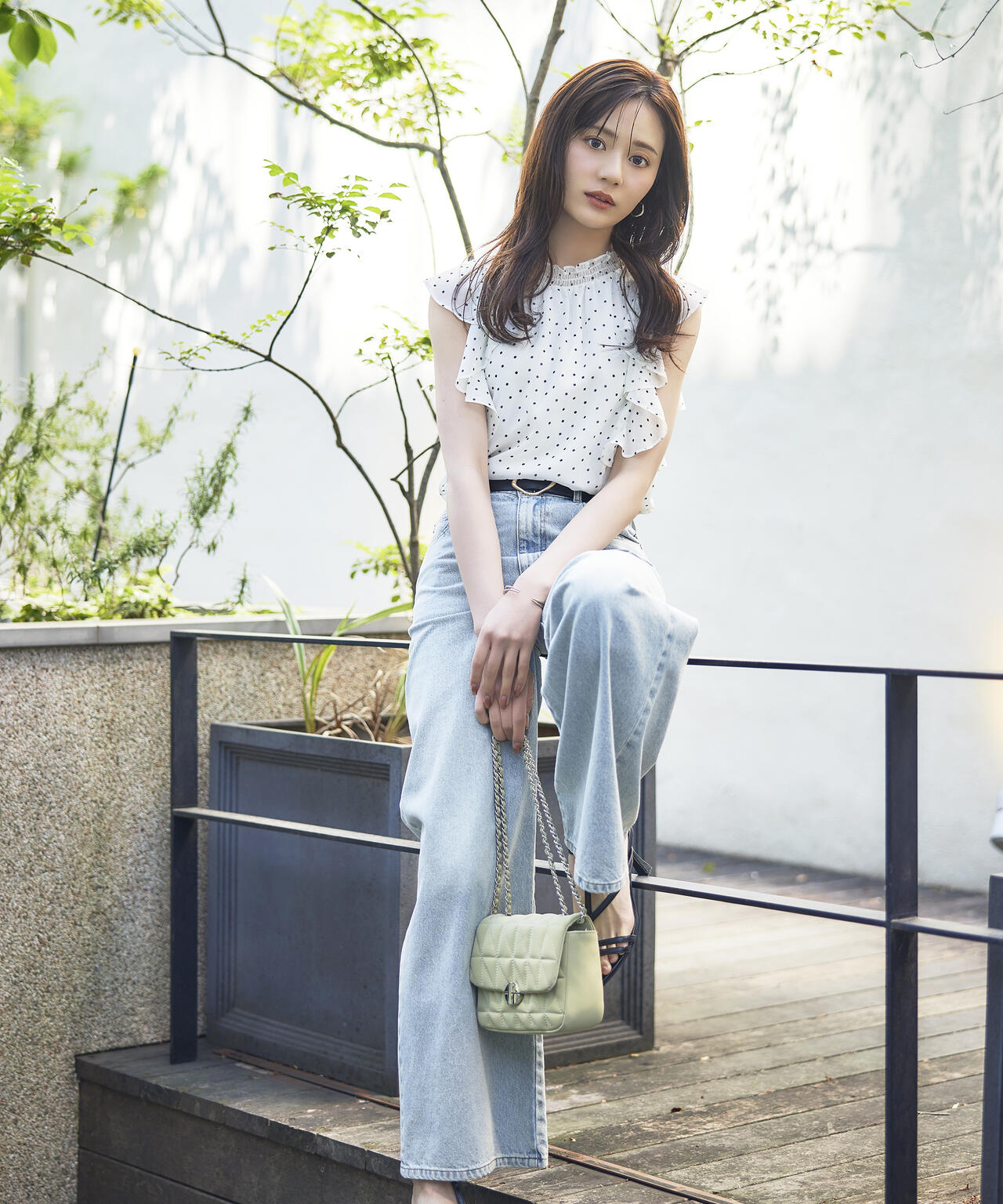 ドット柄半袖ブラウス | PROPORTION BODY DRESSING