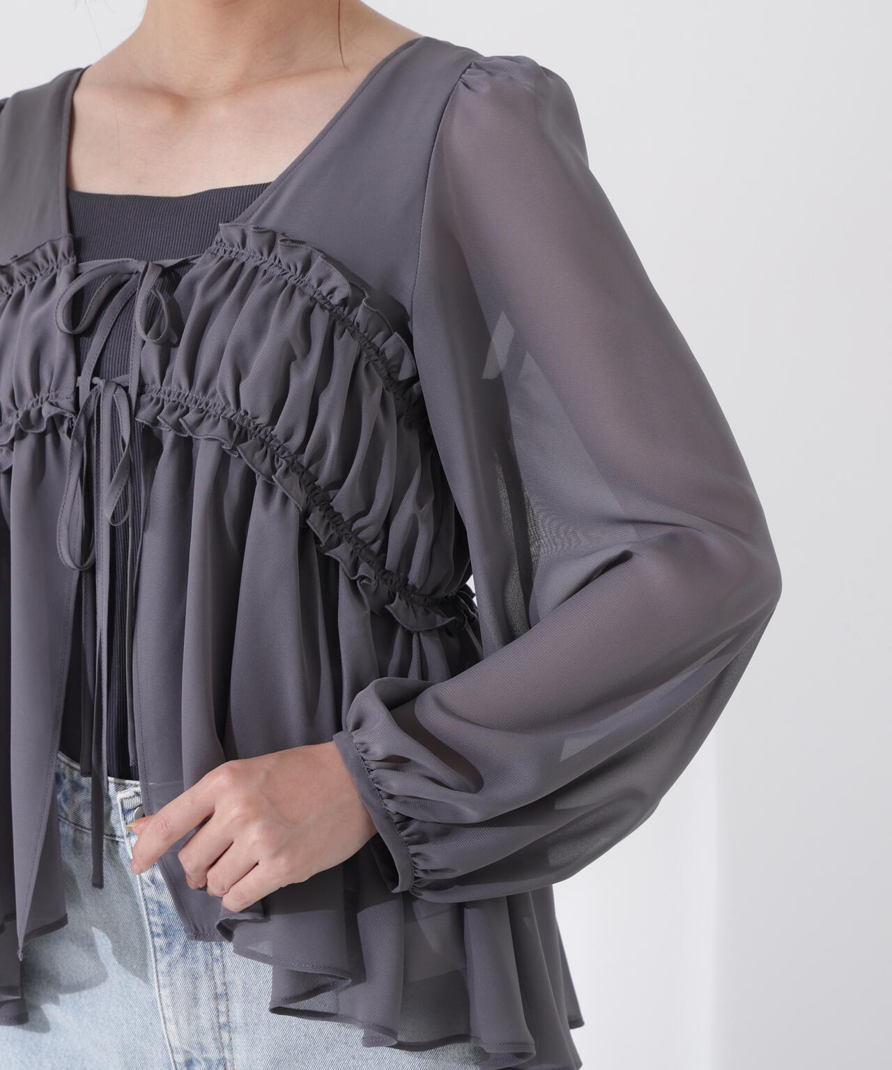 プロポーション ボディドレッシング（PROPORTION BODY DRESSING）/シフォンブラウス シフォンブラウス | PROPORTION BODY DRESSING（プロポーションボディ