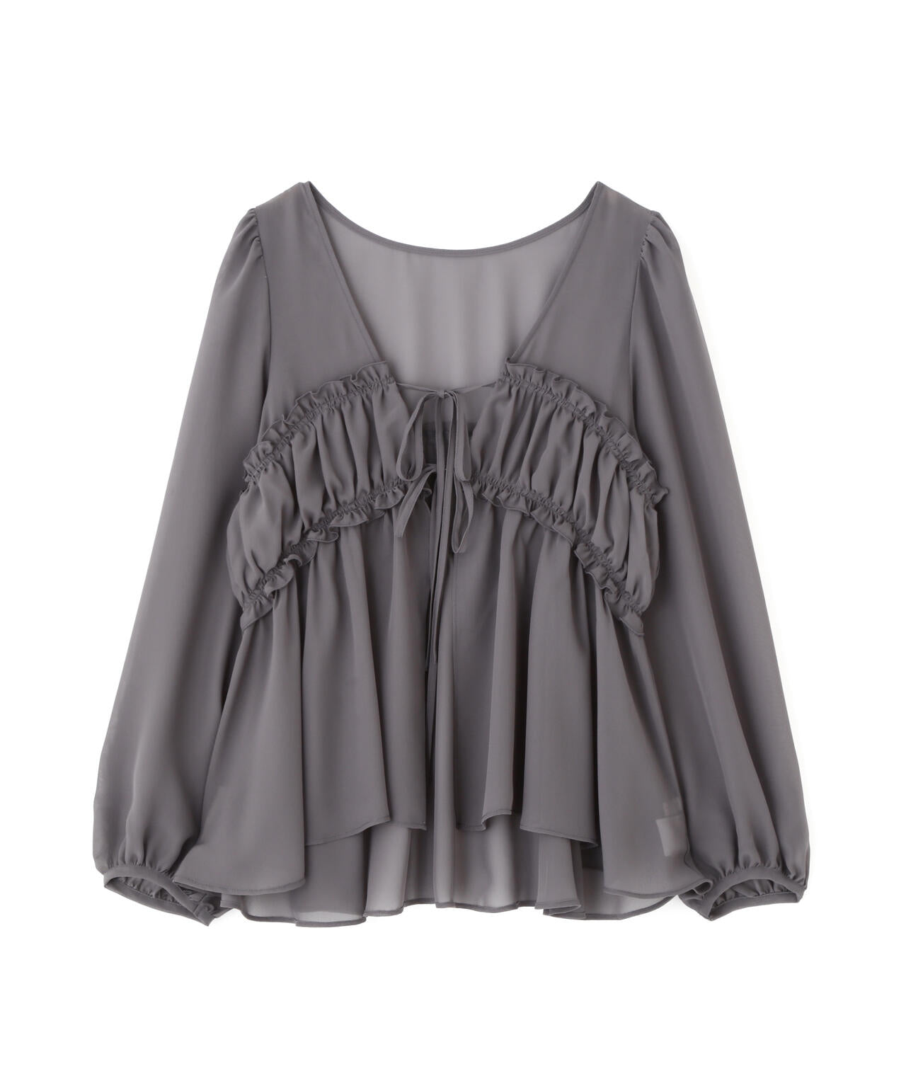 シフォンブラウス