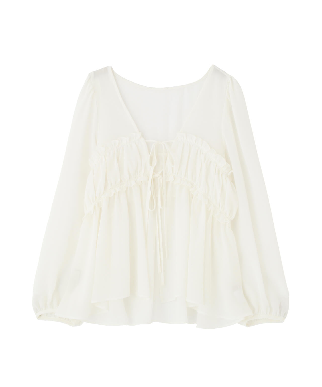 シフォンブラウス