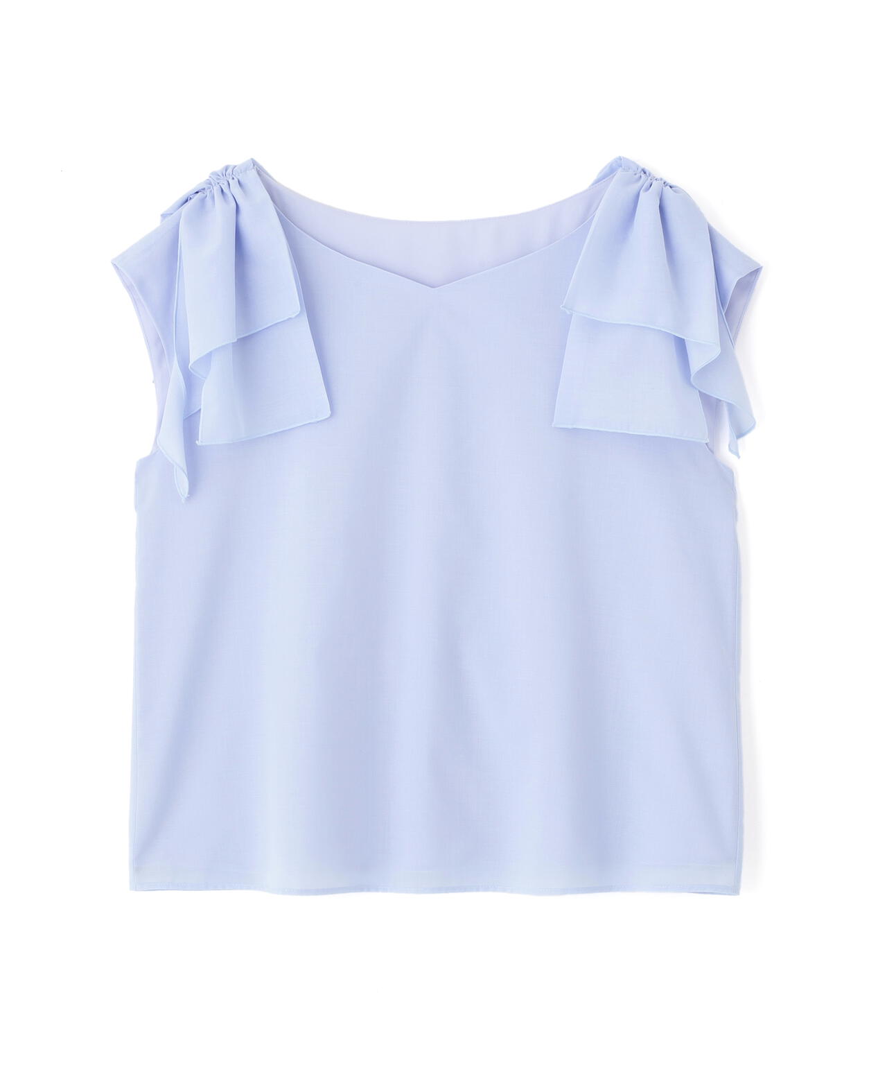 ショルダーリボンブラウス