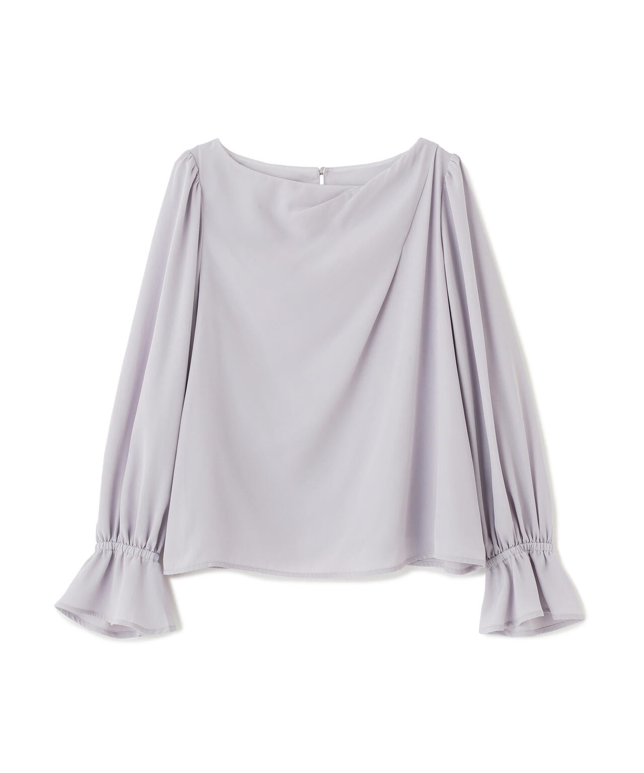 ＜ウォッシャブル＞キャンディースリーブニュアンスブラウス