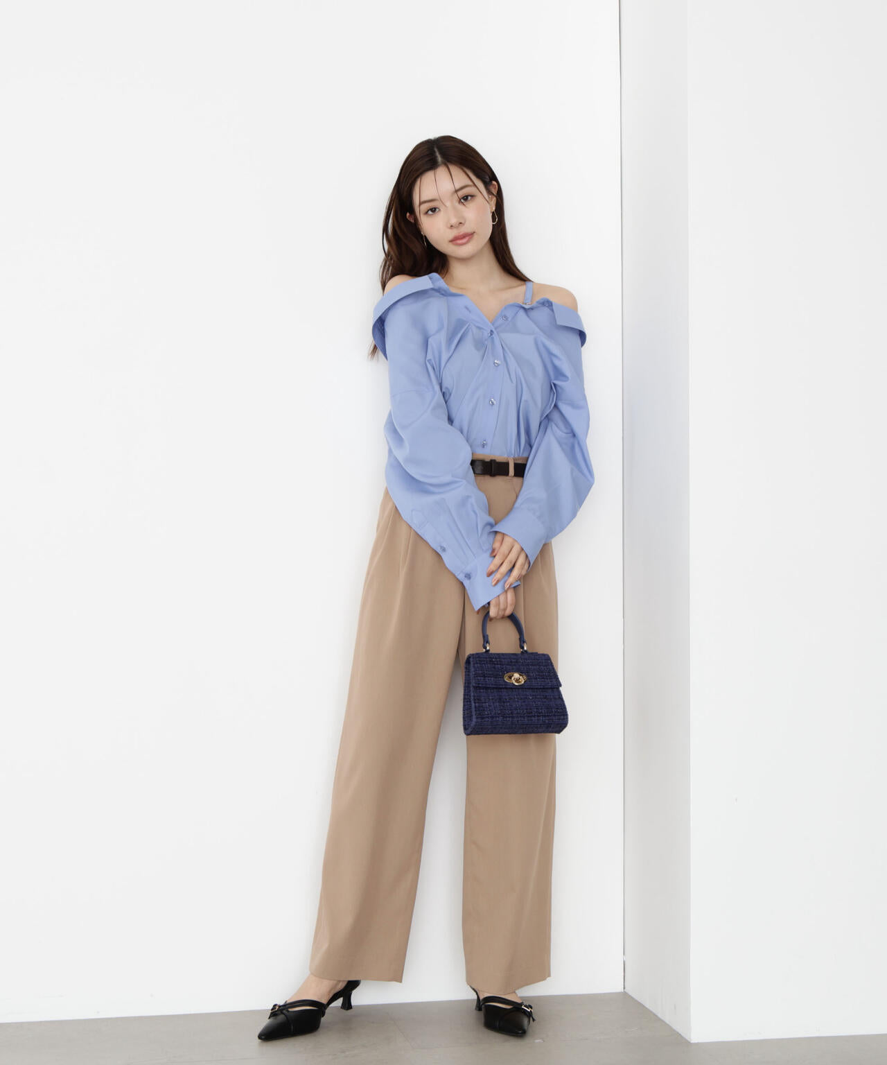 【松川星さん着用】2wayシャツ