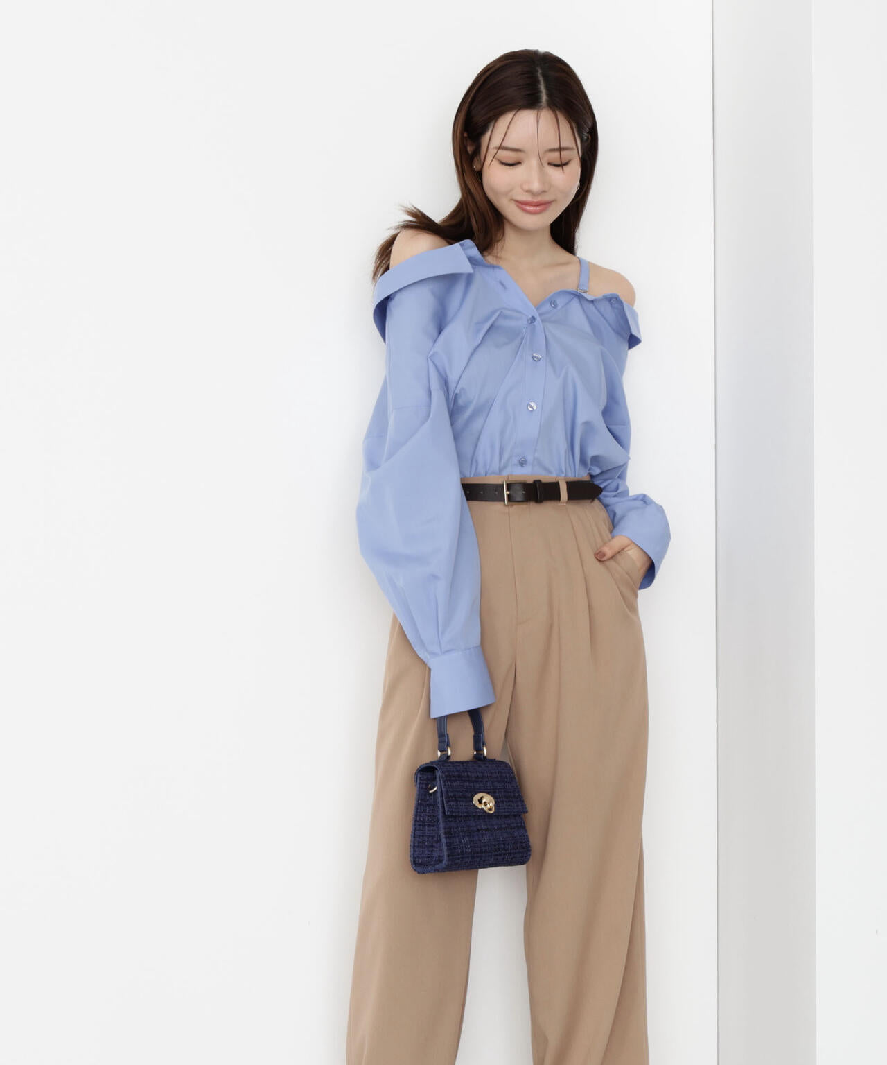 【松川星さん着用】2wayシャツ