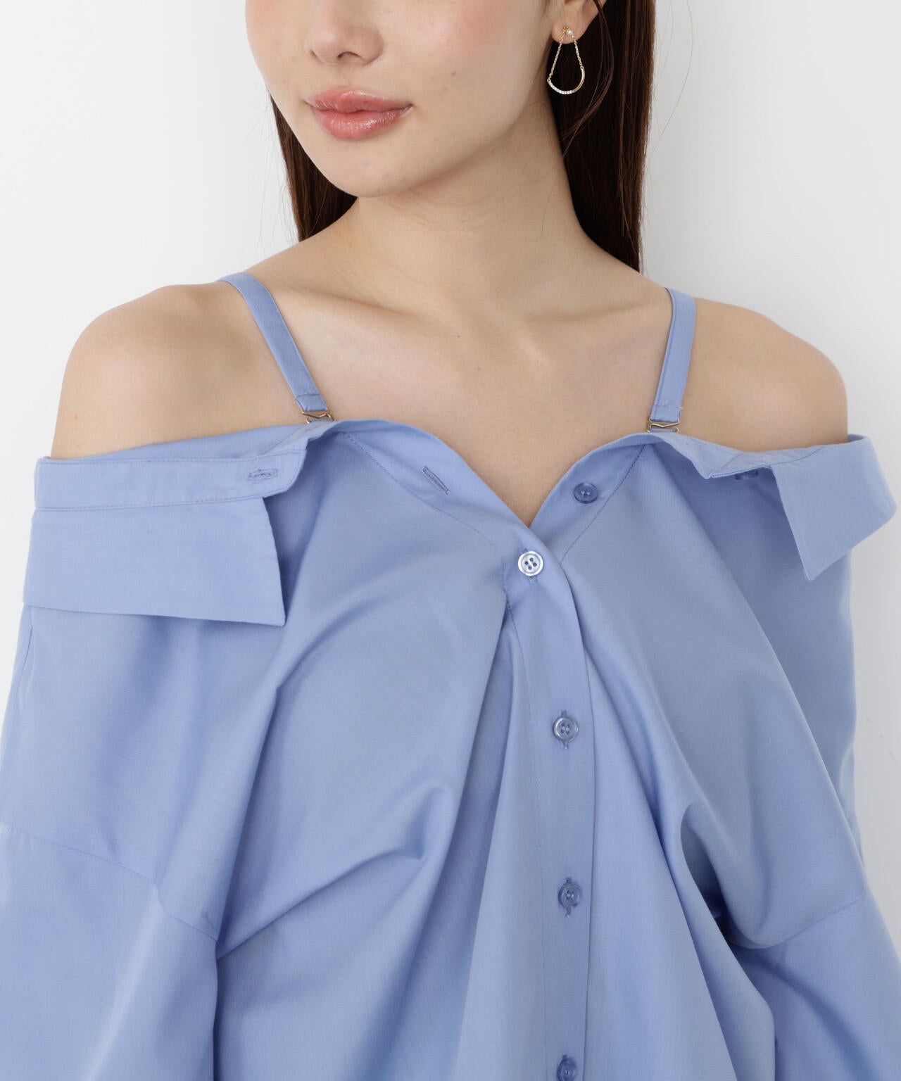 【松川星さん着用】2wayシャツ