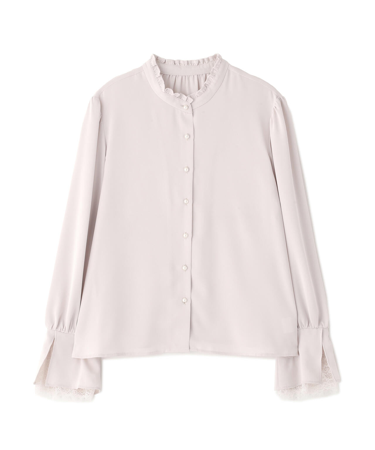 キャンディースリーブパールブラウス