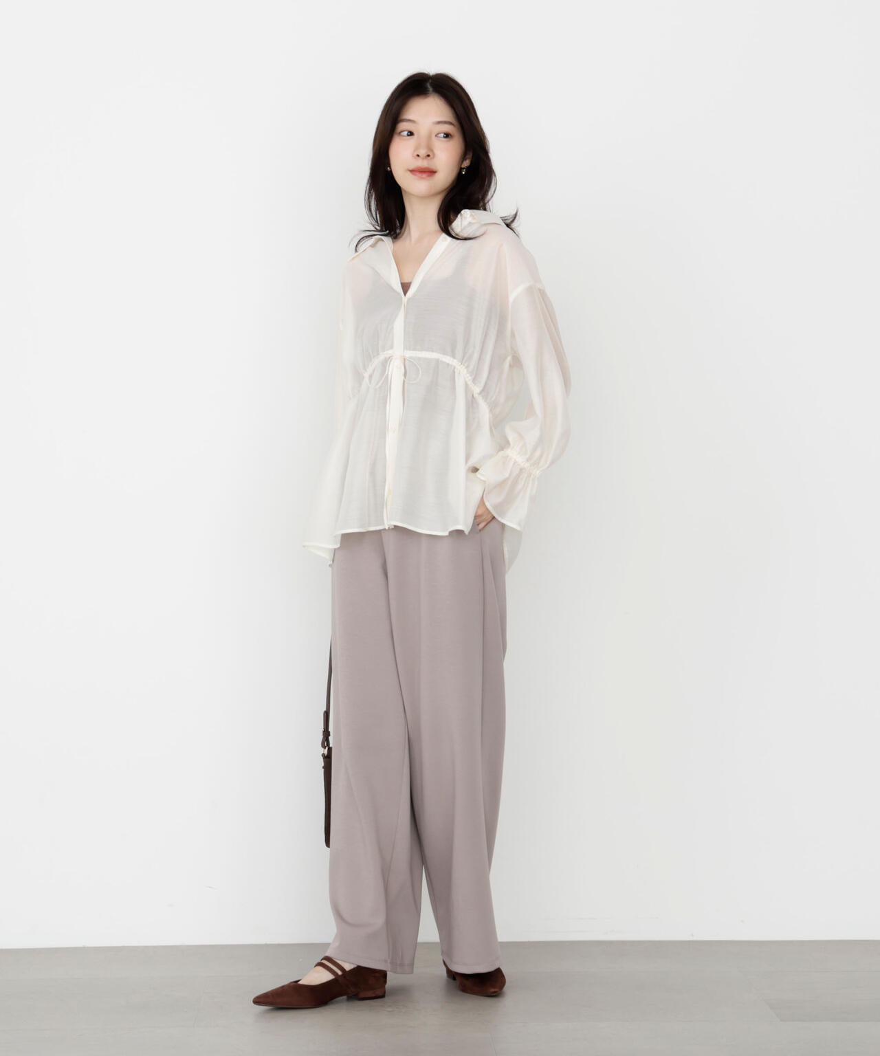 ＜ハンドウォッシャブル＞2wayシャツチュニックセット