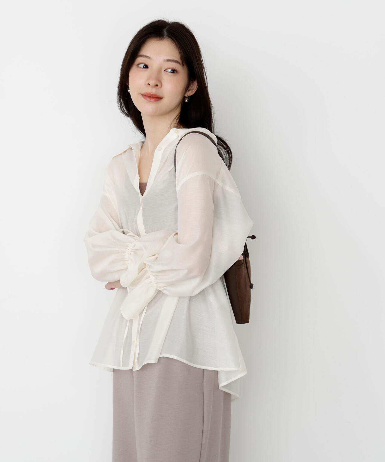 ＜ハンドウォッシャブル＞2wayシャツチュニックセット