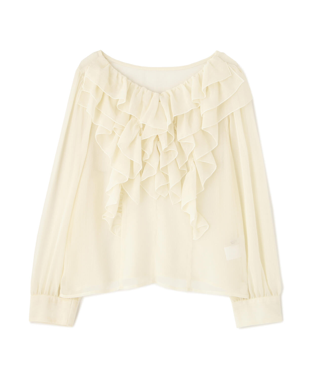 ウォッシャブル＞フロントフリルブラウス | PROPORTION BODY