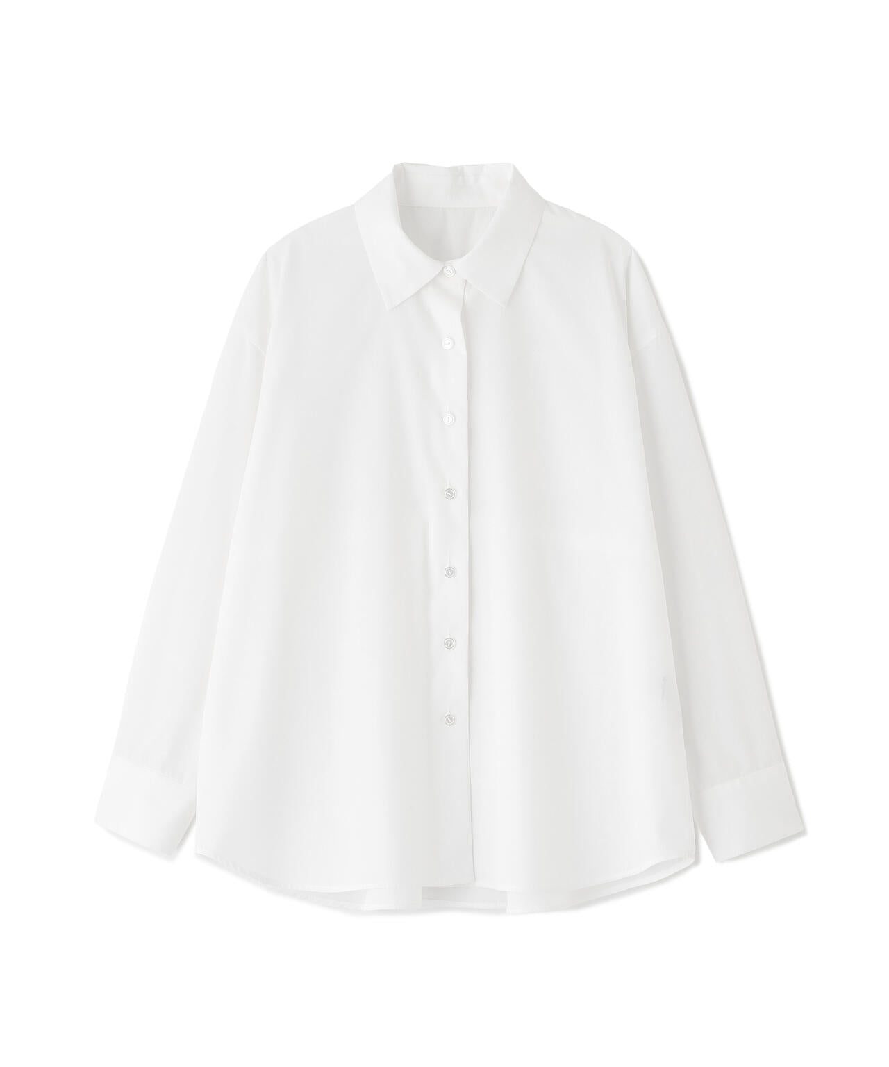 【松川星さん着用】＜ウォッシャブル＞バックリボンシャツ