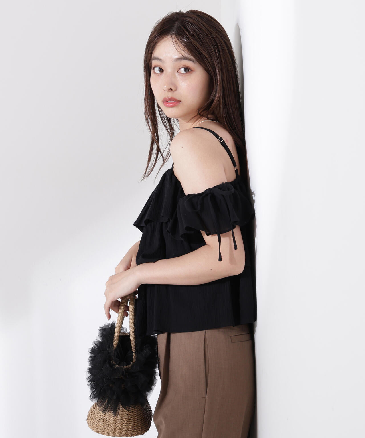 《EDIT COLOGNE》ティアードキャミブラウス