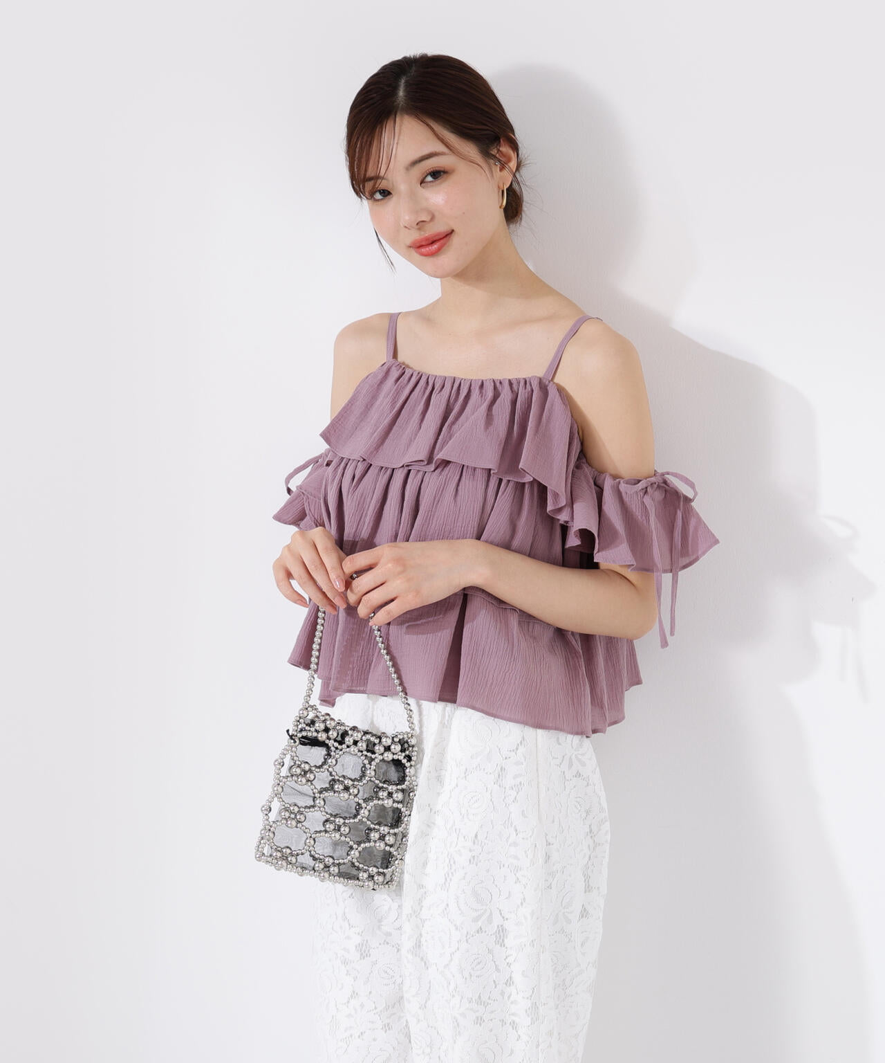 《EDIT COLOGNE》ティアードキャミブラウス