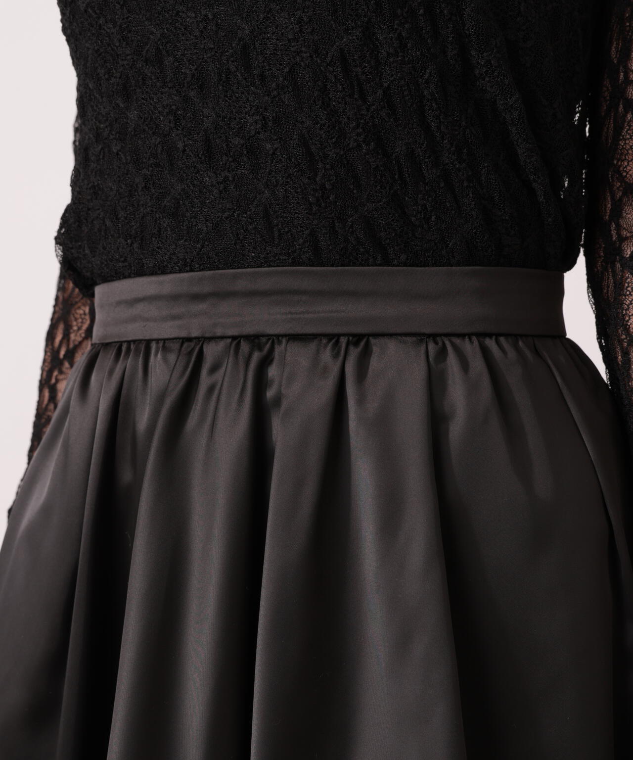 【青島心さん着用】＜ウォッシャブル＞バルーンミニスカート