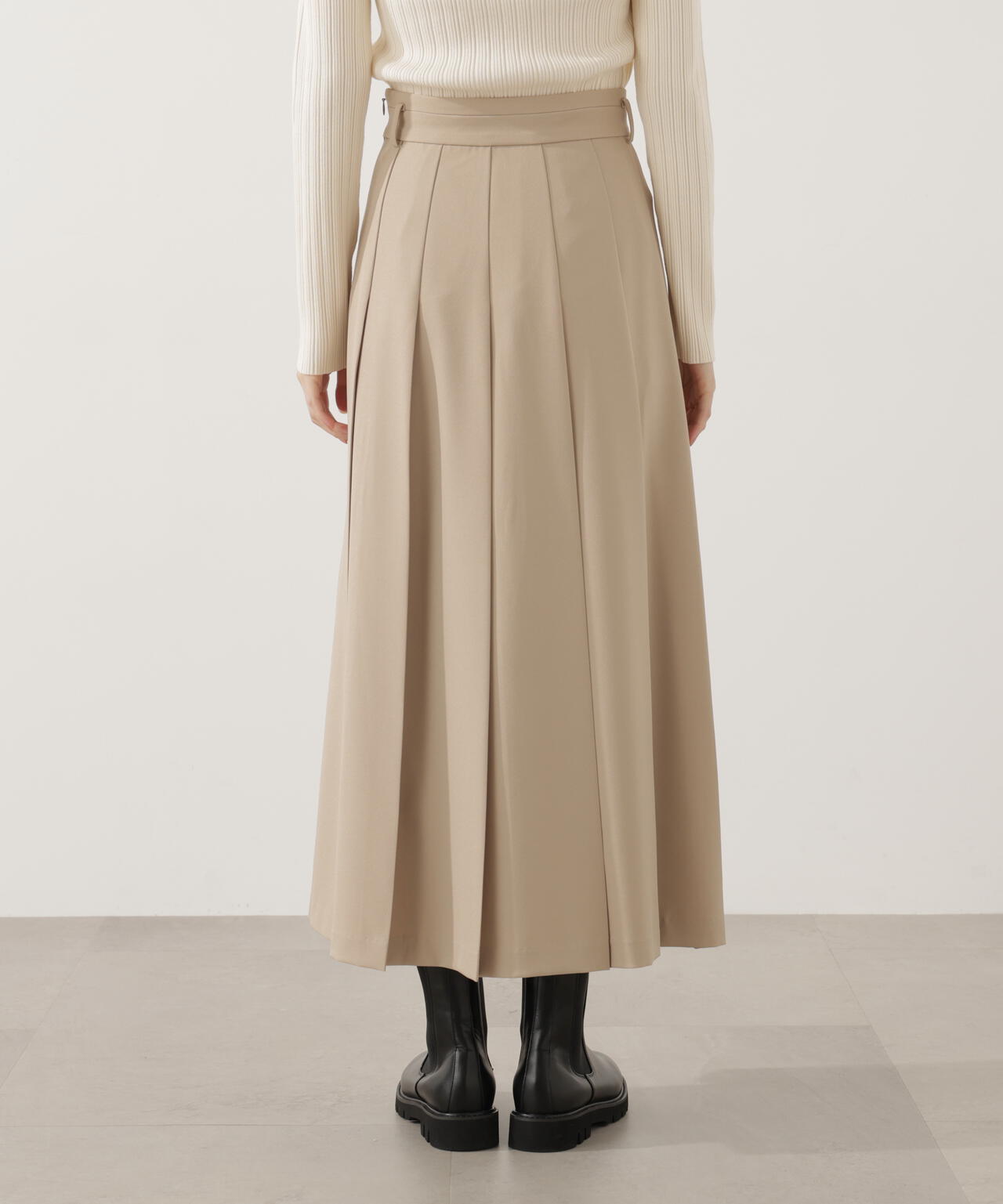 【青島心さん着用】プリーテッドスカート