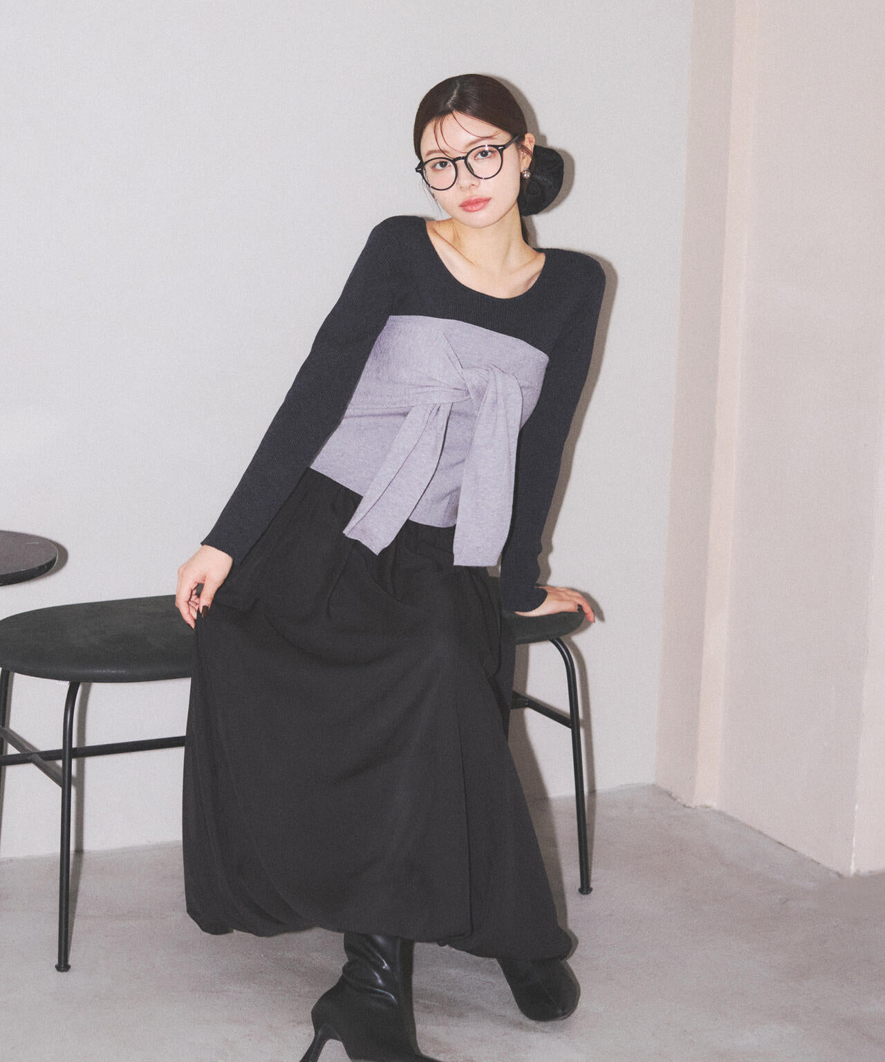 フリー【新品インポートセレクト】3D立体エスカルゴ仕様ボンディングスカート ウォッシャブル＞バルーンスカート | PROPORTION BODY DRESSING