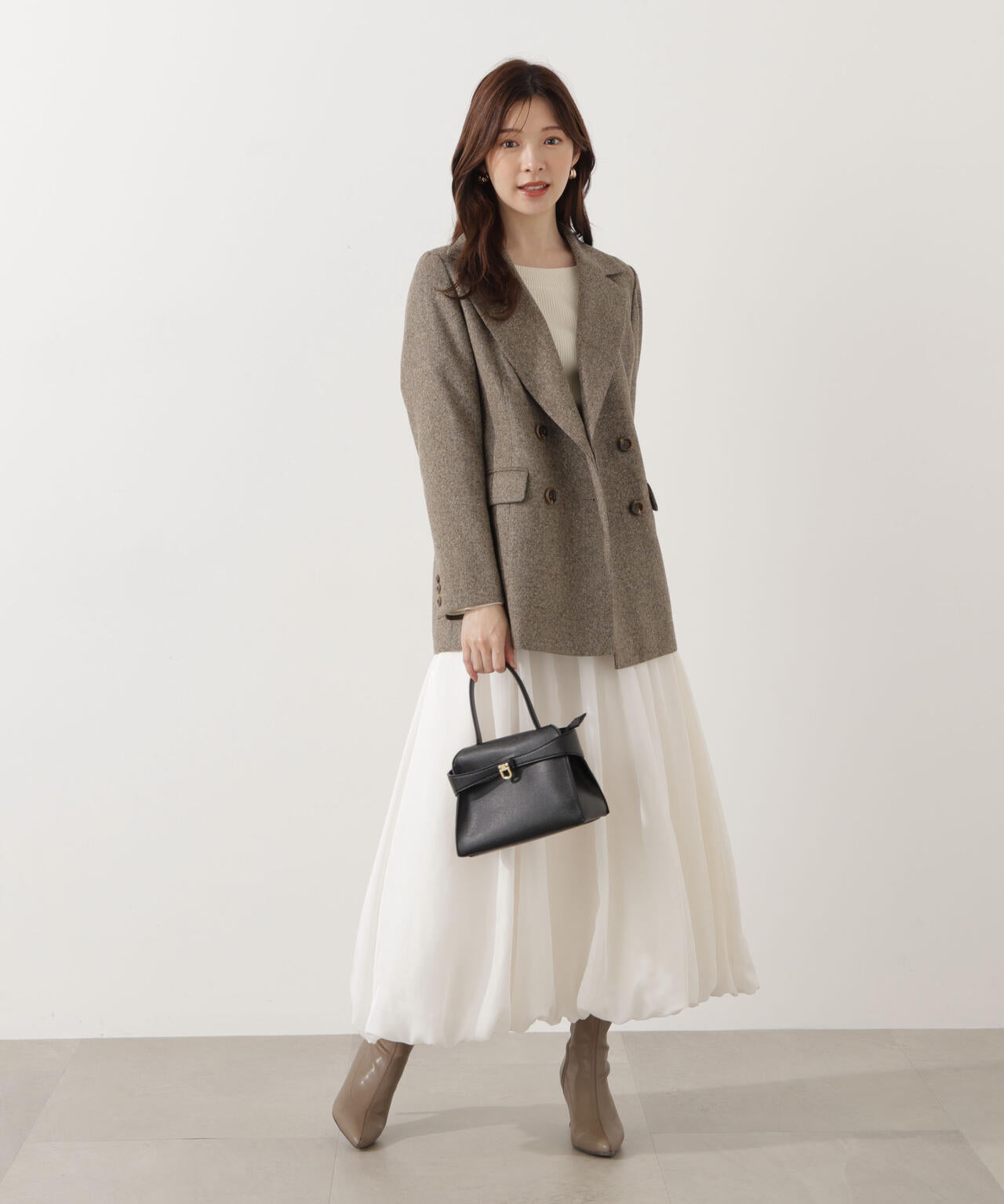 ＜ウォッシャブル＞バルーンスカート