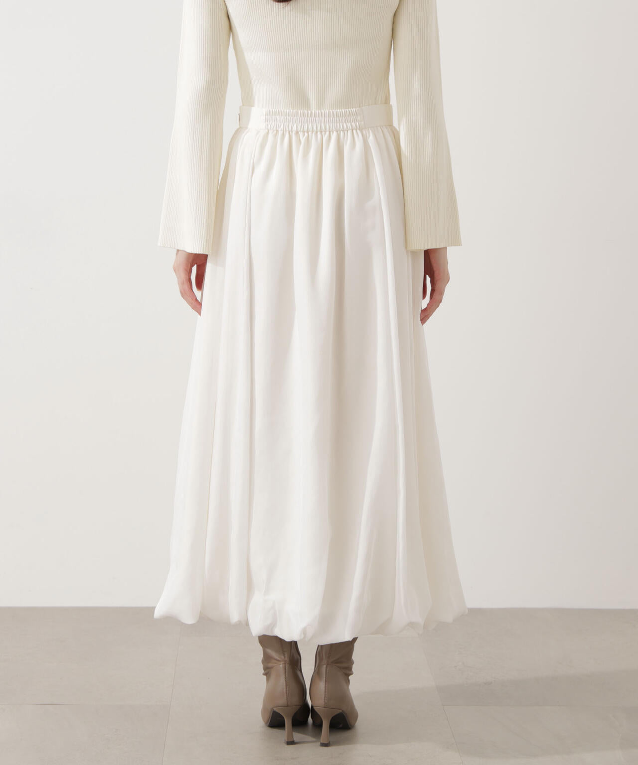 ＜ウォッシャブル＞バルーンスカート