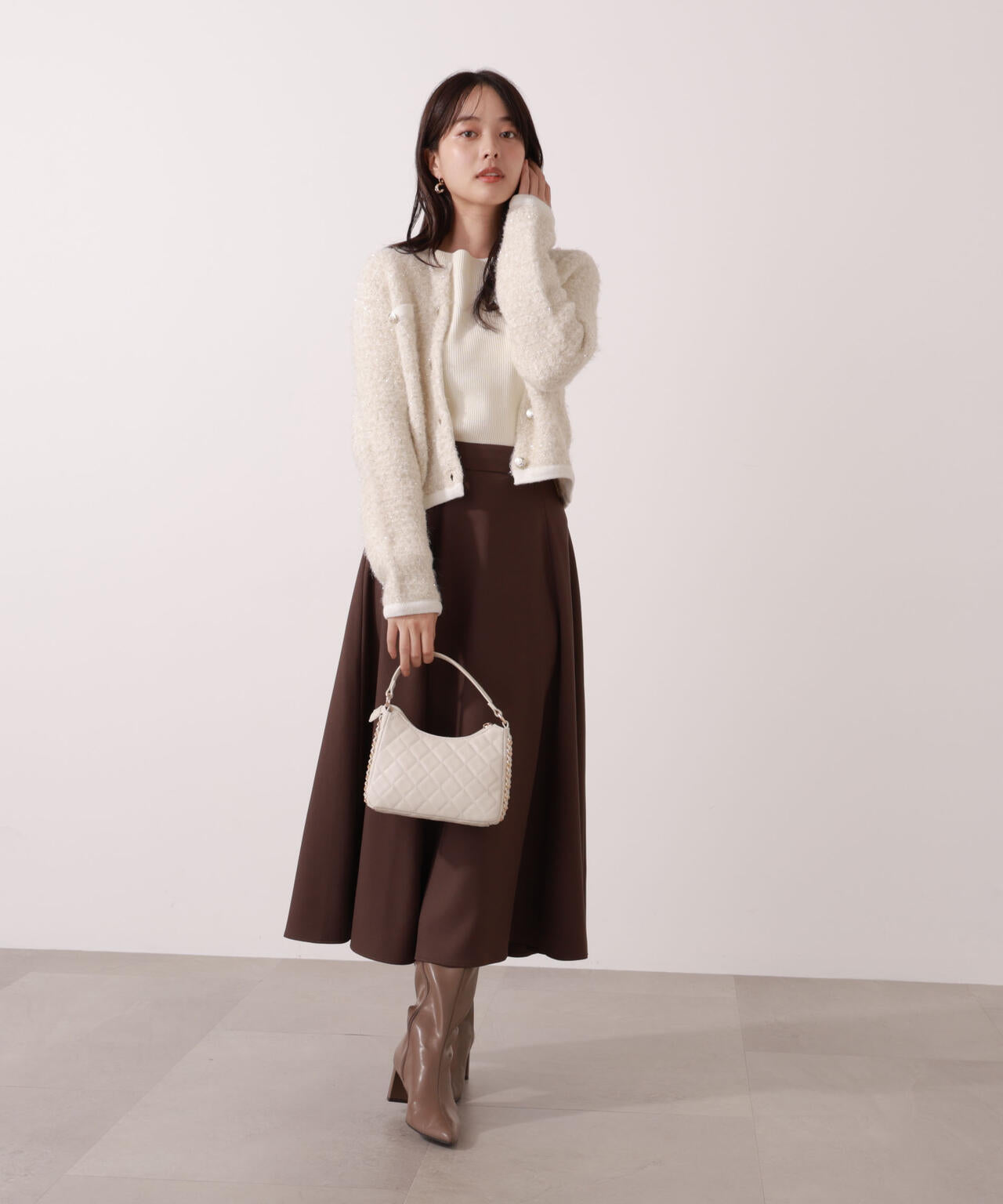 ウォッシャブル>ウィンターフレアースカート | PROPORTION BODY ウォッシャブル>ウィンターフレアースカート | PROPORTION BODY