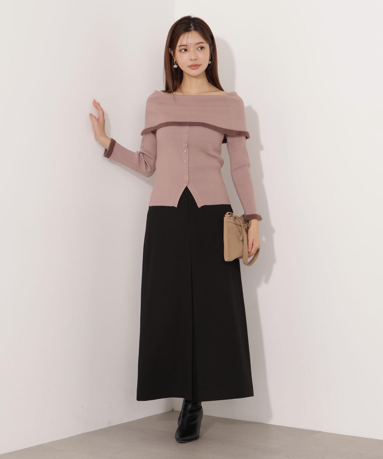 ウォッシャブル＞フロントタックナロースカート | PROPORTION BODY