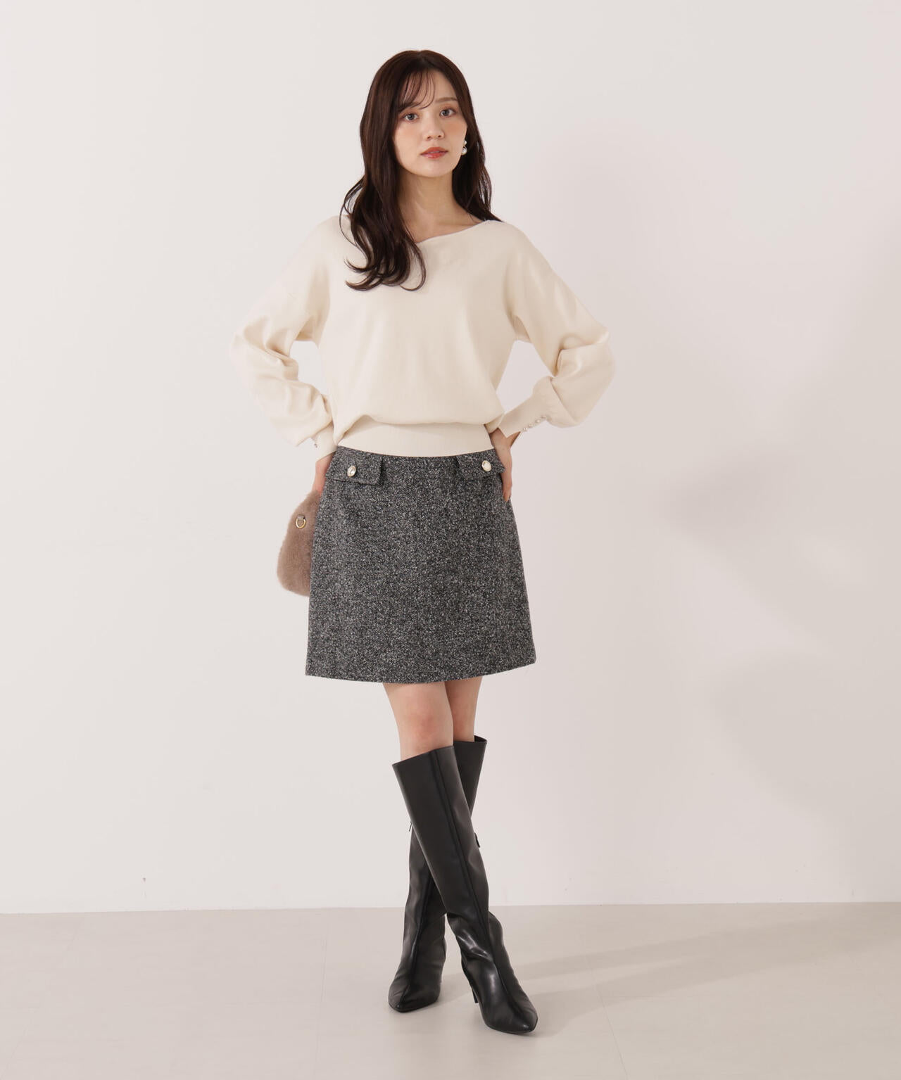 ツイードミニスカート | PROPORTION BODY DRESSING